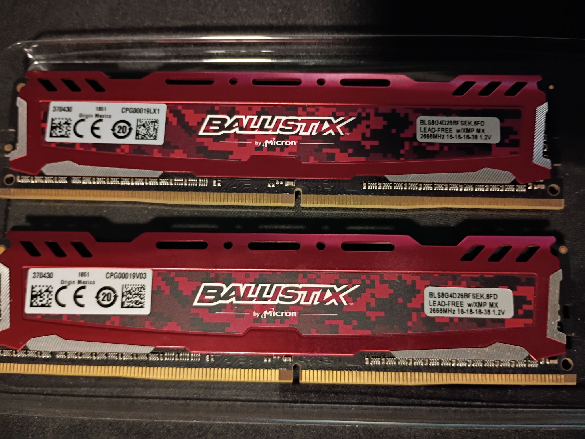 Crucial Ballistix 16GB DDR4-2666 CL16 (2x8GB)