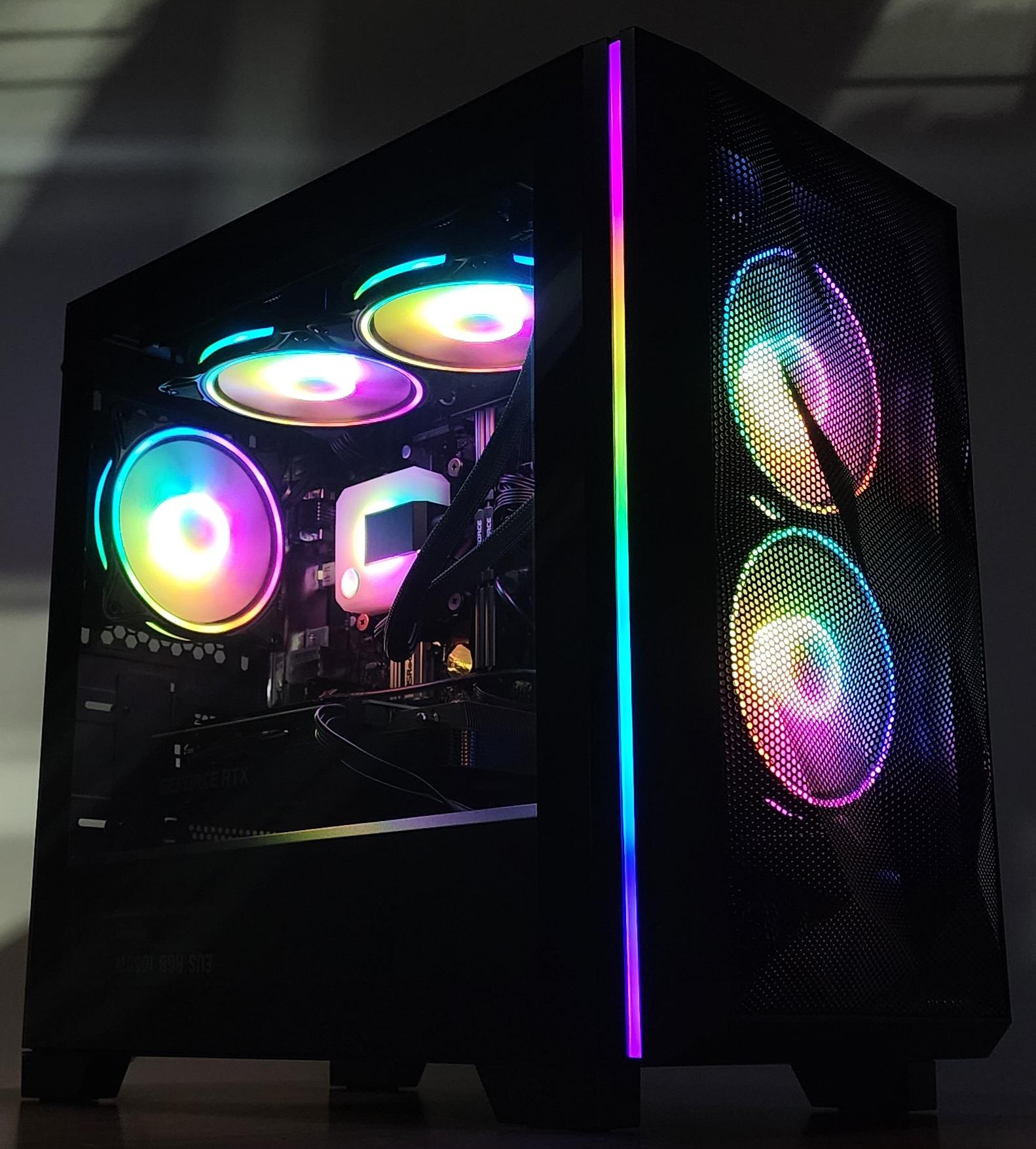 Gaming PC i7-9700F 32GB RAM 1TB SSD RTX 3070 8GB Windows 11 Computer