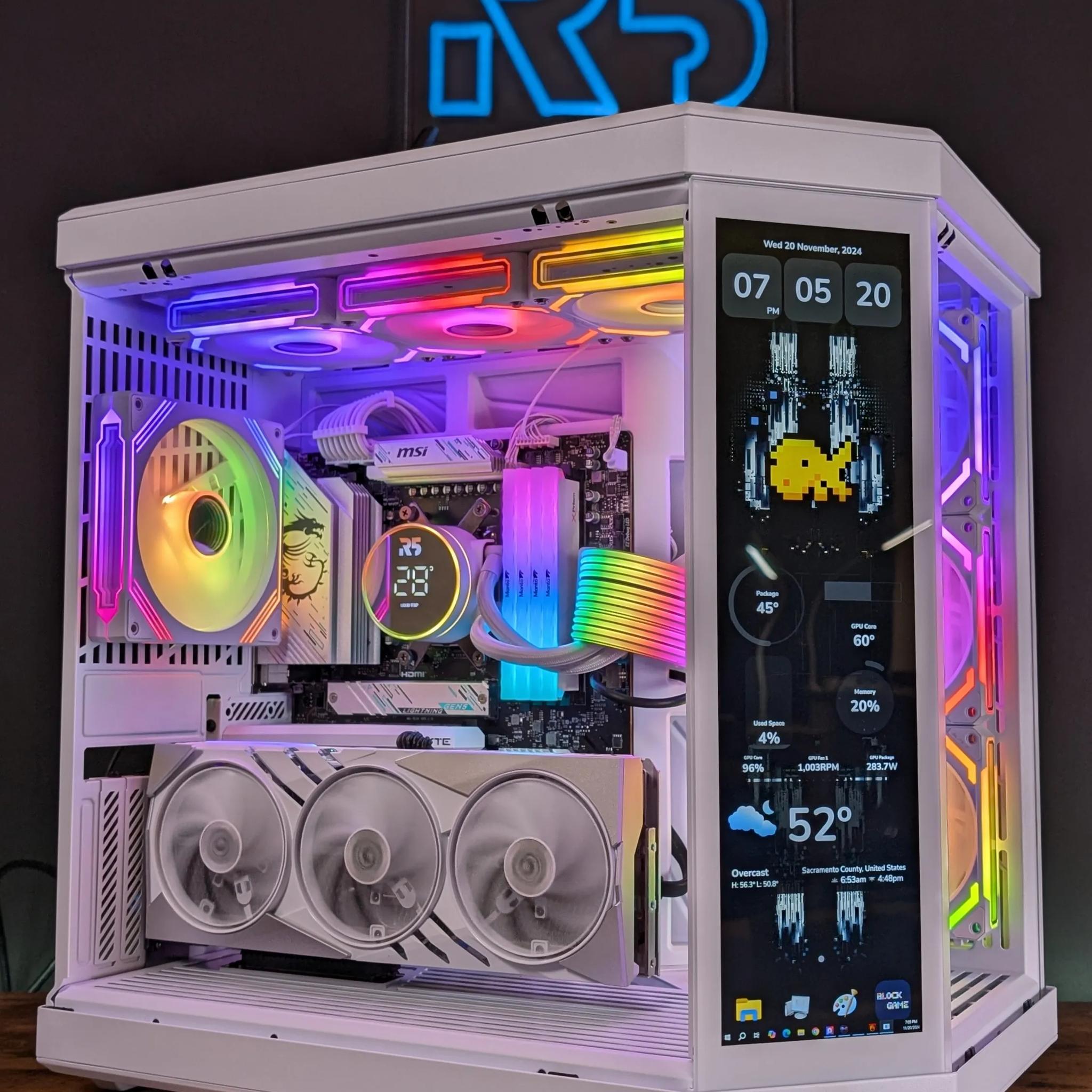 RTX 4070ti Super // Ryzen 9 7900x3D // 32GB DDR5 // 2TB Samsung 990 Pro // WiFi - Hyte Y70 Infinite!