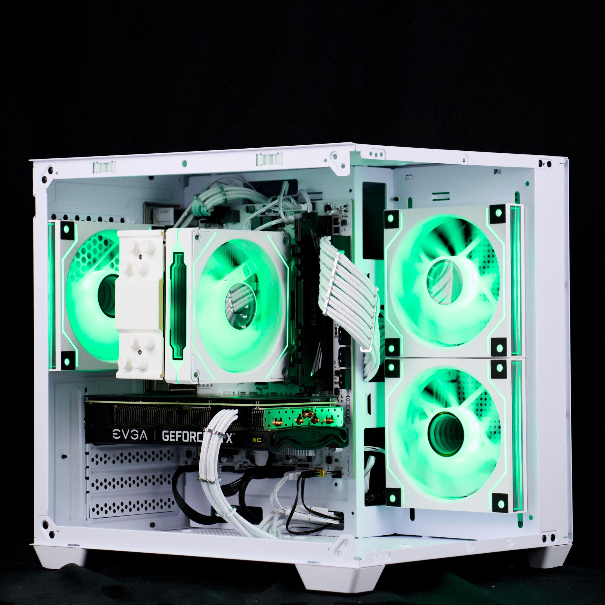 🧊❄️🧊 White Gaming PC – RTX 3060 TI , Ryzen 5 3600, 16GB RAM, 960GB SSD - WiFi, BlueTooth🧊❄️🧊