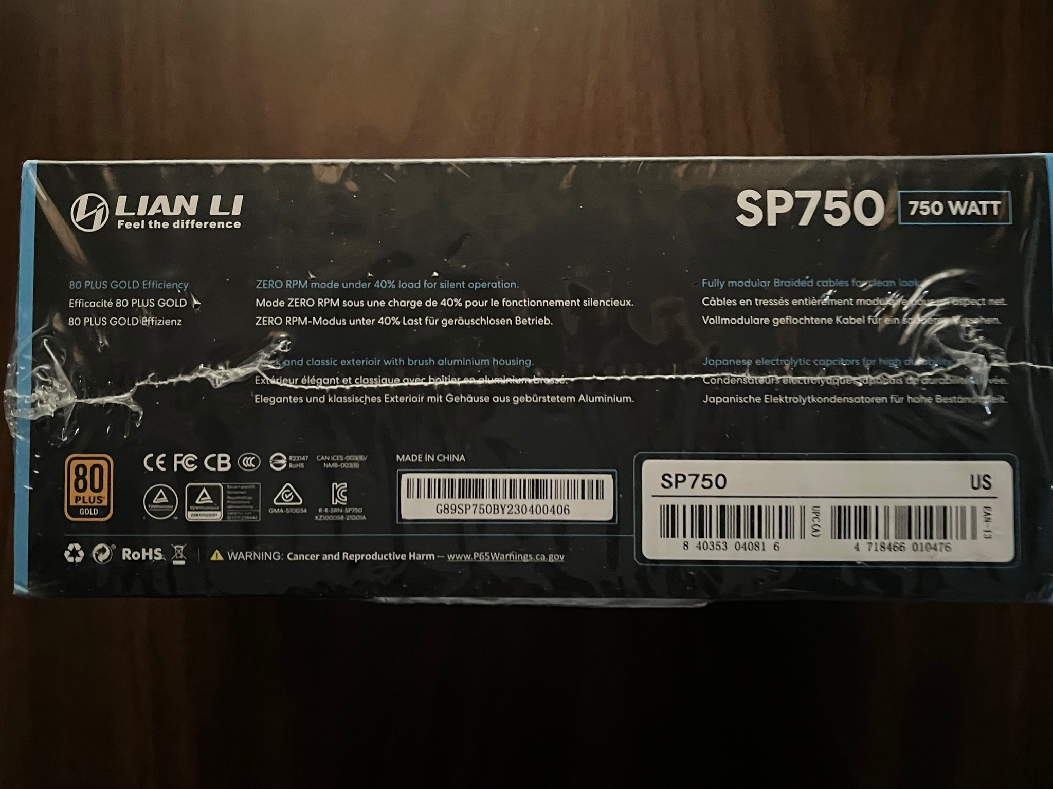 BNIB! | SFX 750W PSU | Lian Li SP750 Small Form Factor PSU