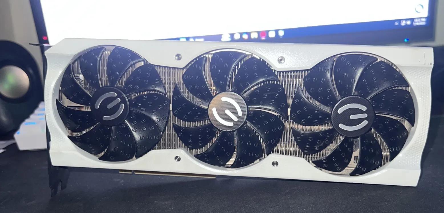 White EVGA GeForce RTX 3070 FTW3 ULTRA 8GB GDDR6