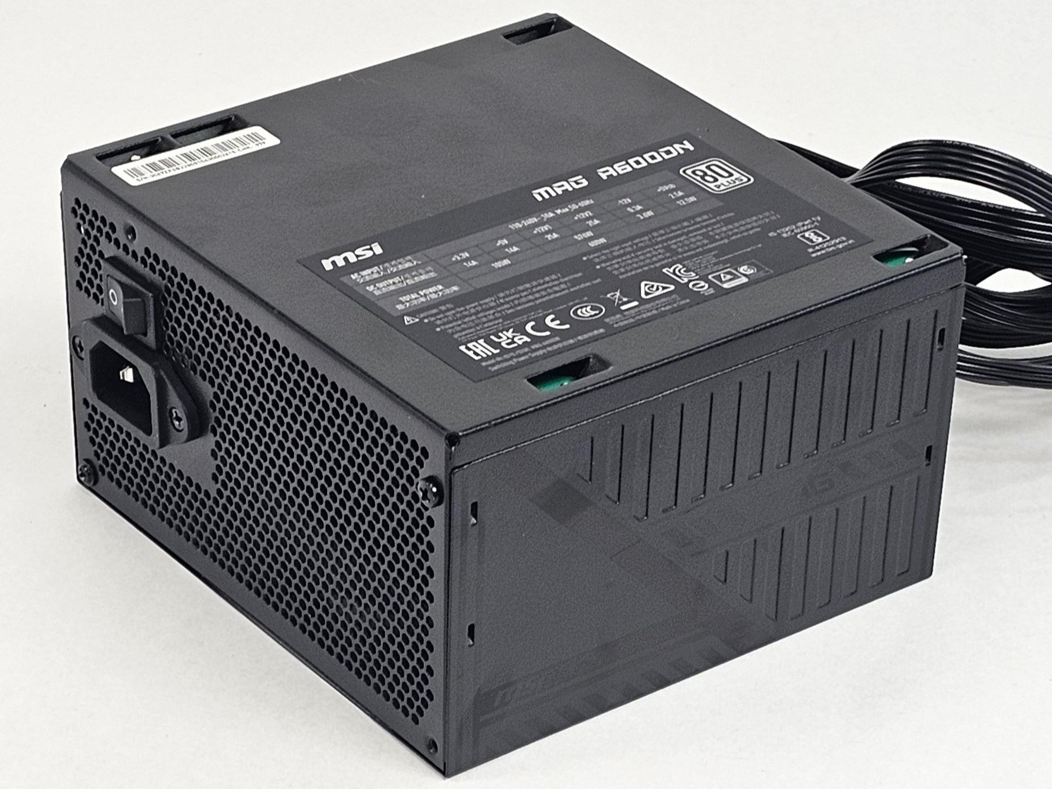 600 Watt PSU MSI MAG A600DN Power Supply
