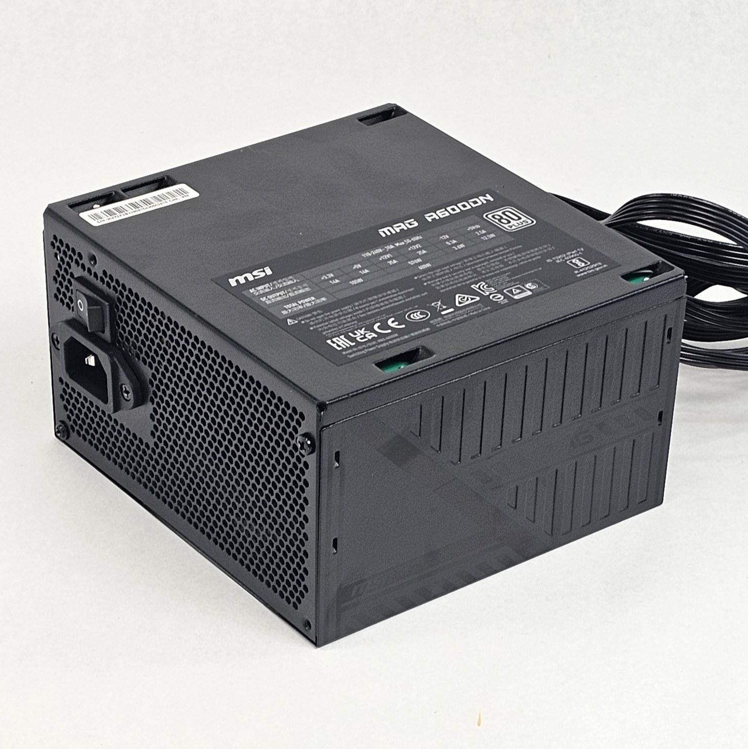 600 Watt PSU MSI MAG A600DN Power Supply