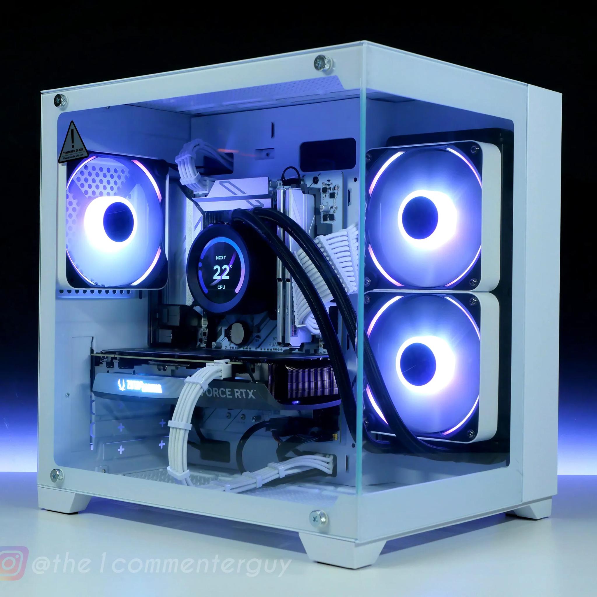 🧊 I5 12600KF, RTX 4060 Ti, 32gb Ram, 1TB Gen 4.0 nvme White gaming PC