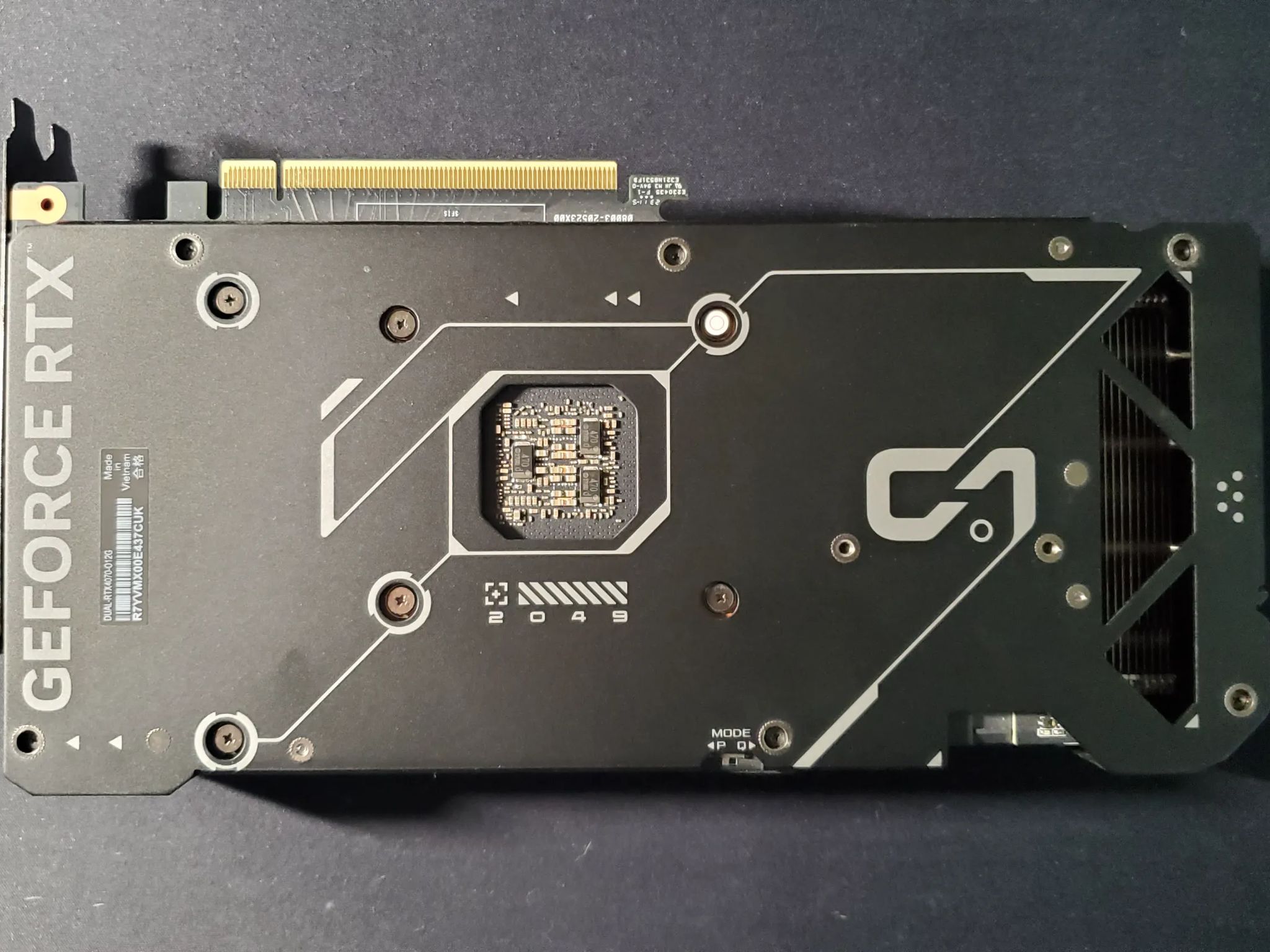 Asus Dual OC RTX 4070 12GB GDDR6X GPU