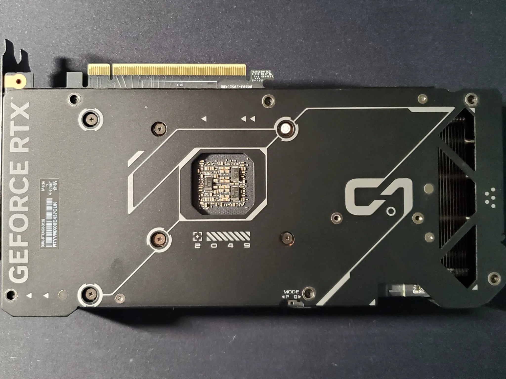 Asus Dual OC RTX 4070 12GB GDDR6X GPU