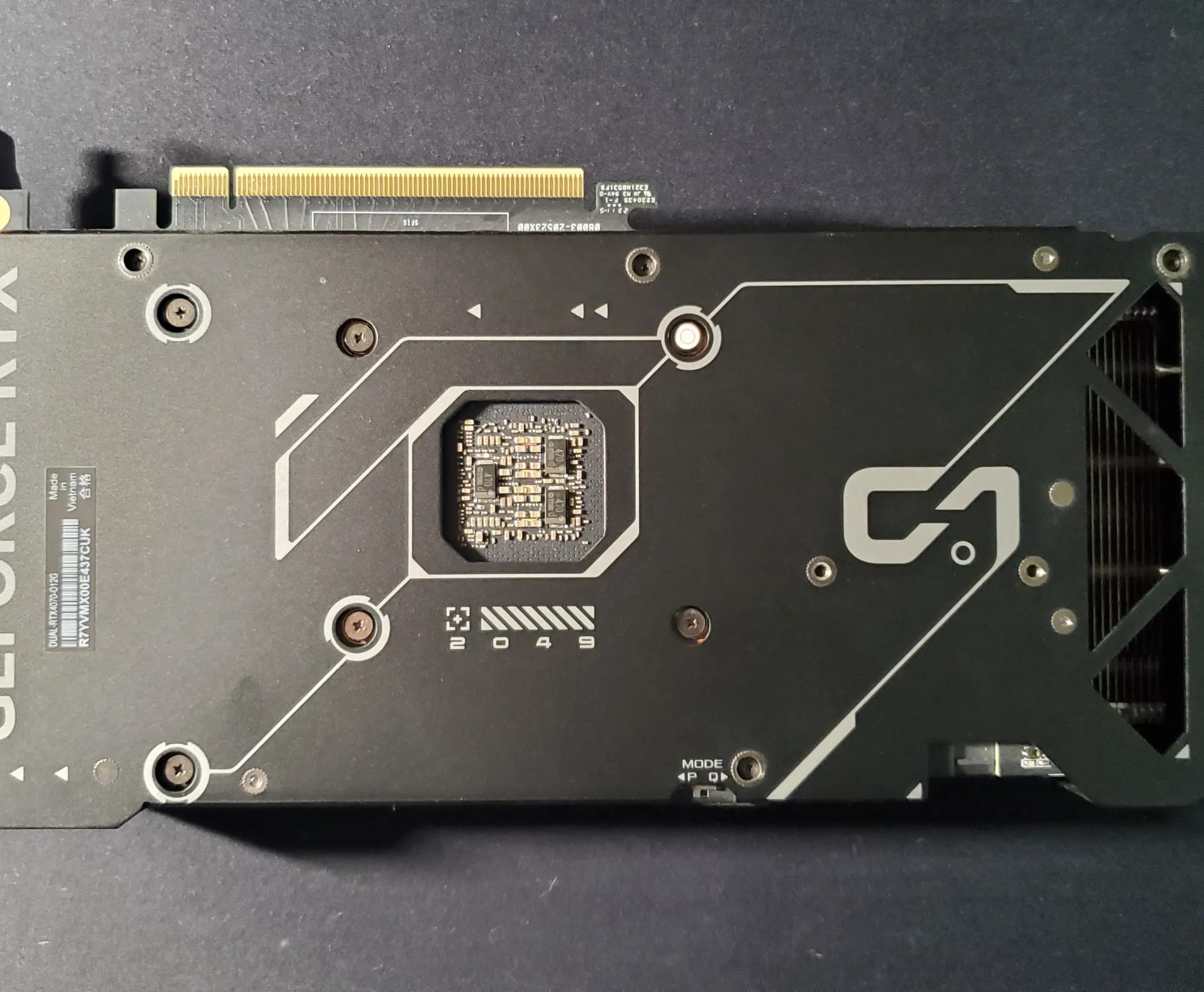 Asus Dual OC RTX 4070 12GB GDDR6X GPU