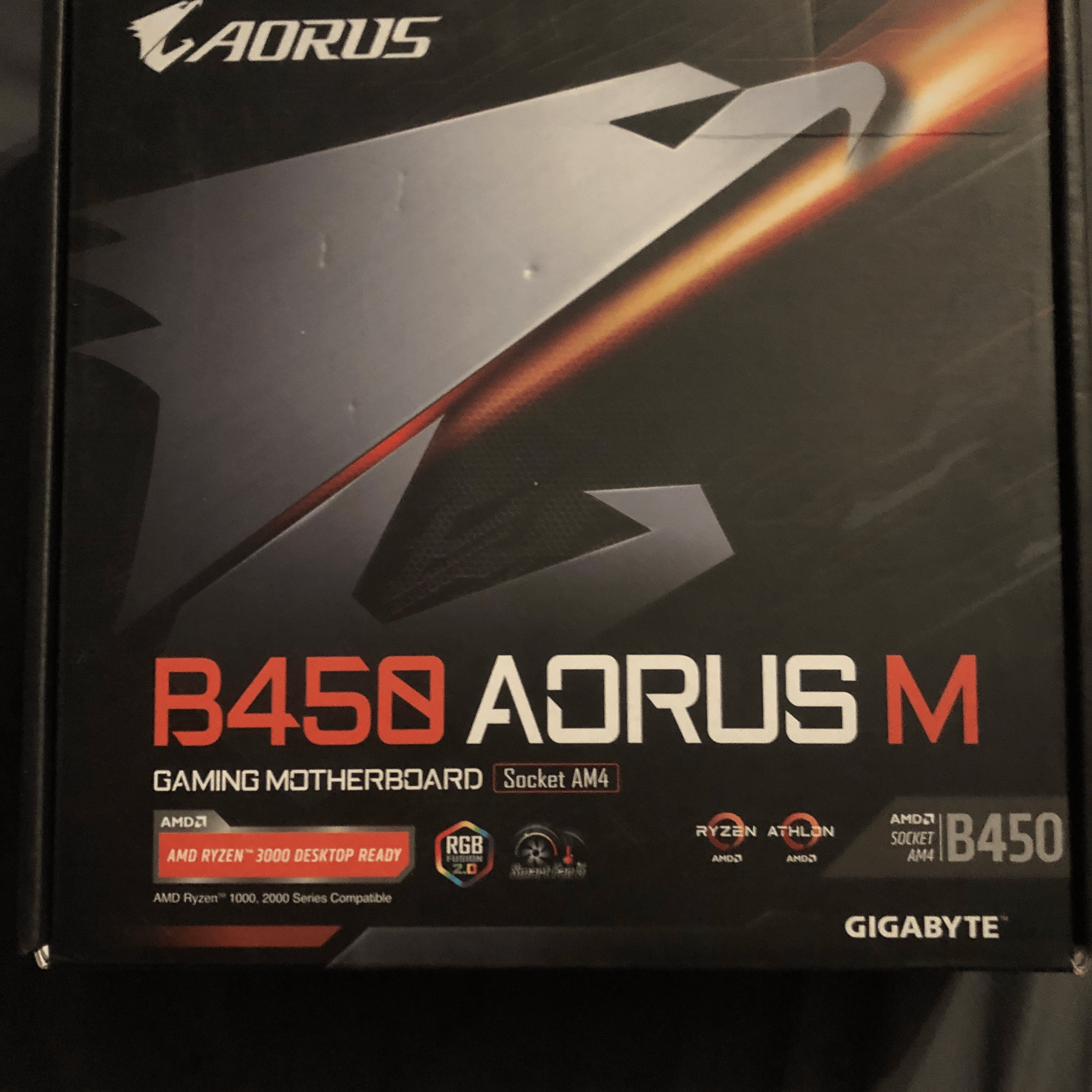 Gigabyte B450 AORUS M Micro ATX AM4 Motherboard
