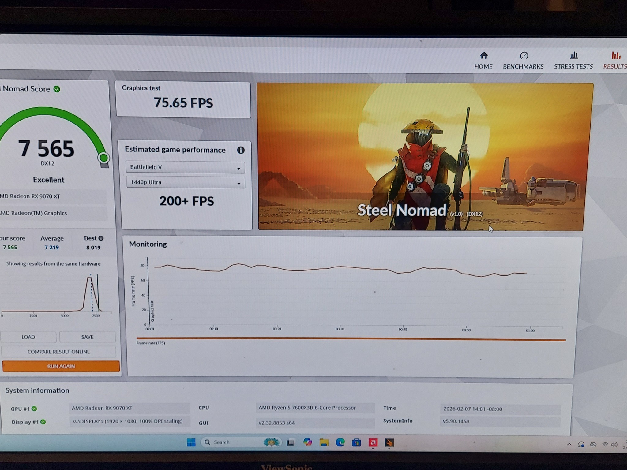 7600X3D/9070XT Gaming PC
