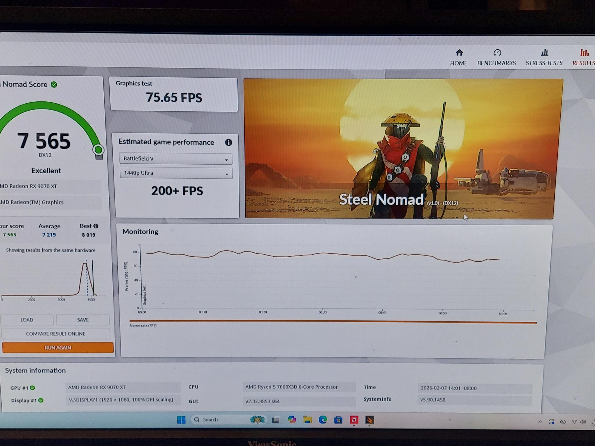7600X3D/9070XT Gaming PC