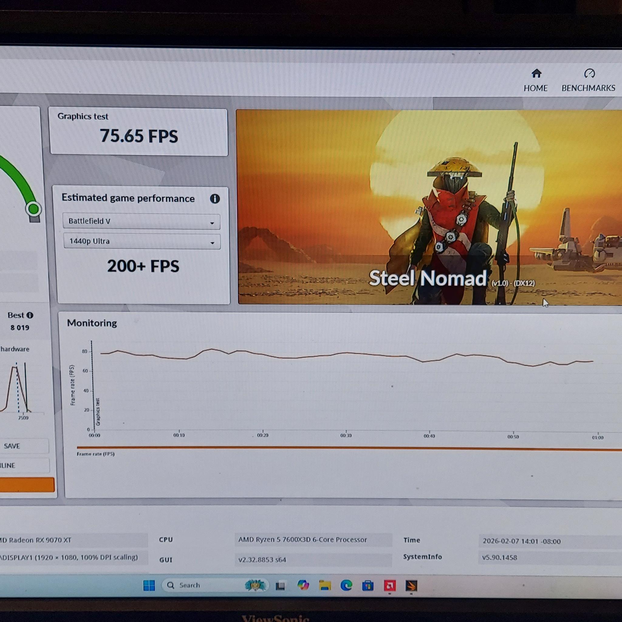 7600X3D/9070XT Gaming PC