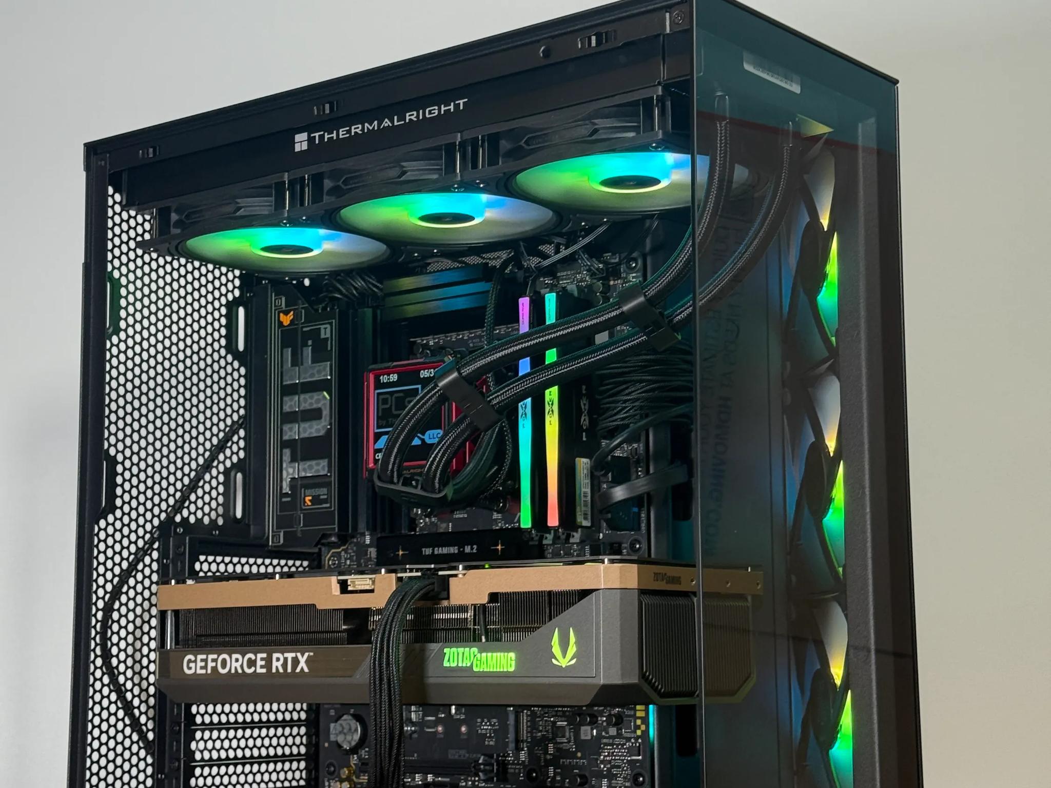 RTX 5090 Ryzen 9950x3d Gaming Behemoth 64gb DDR5 4TB SSD