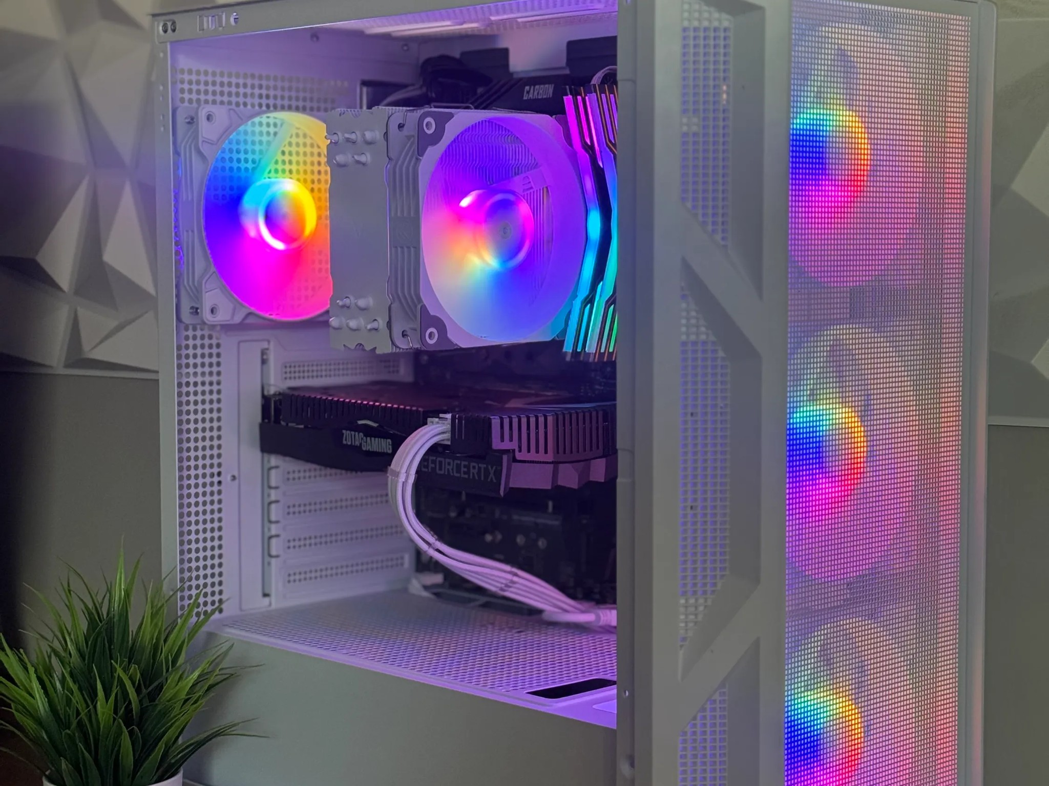 Custom White Gaming PC - Ryzen 5 5600X + RTX 2060