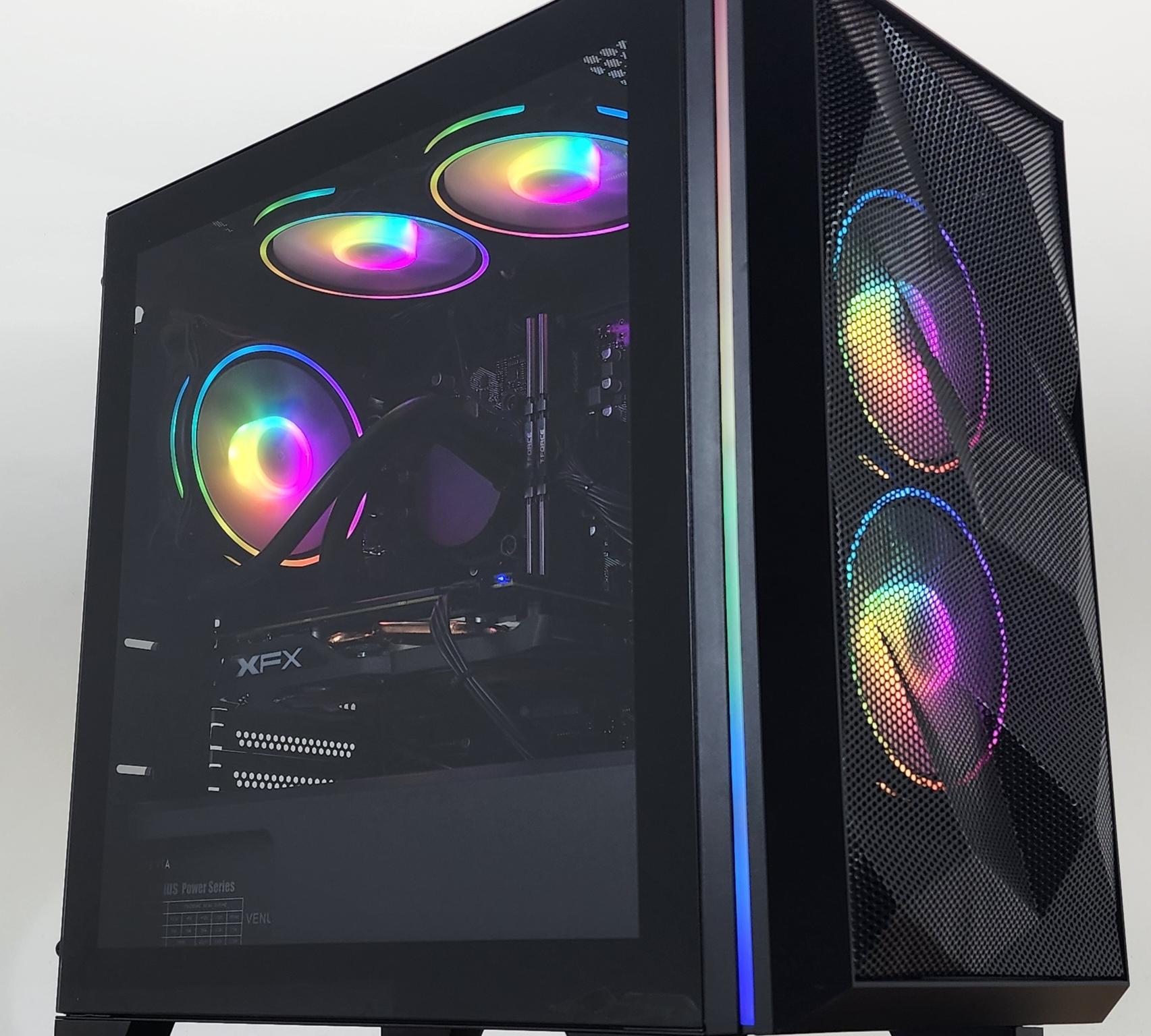 Gaming PC i3-10105F 16GB RAM 500GB SSD RX 580 8GB Windows 11 Computer