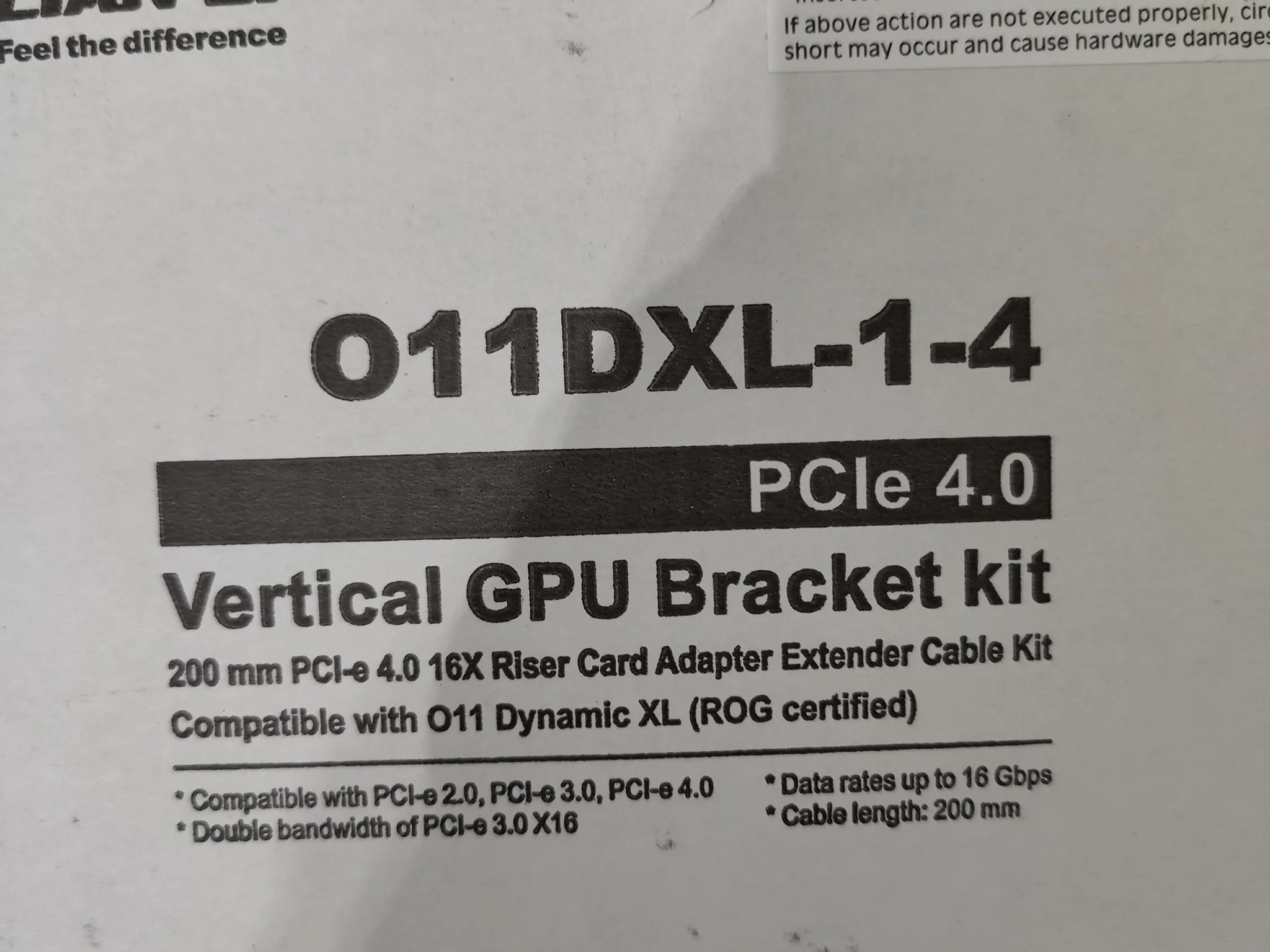 Lian li 011 XL Vertical GPU bracket kit