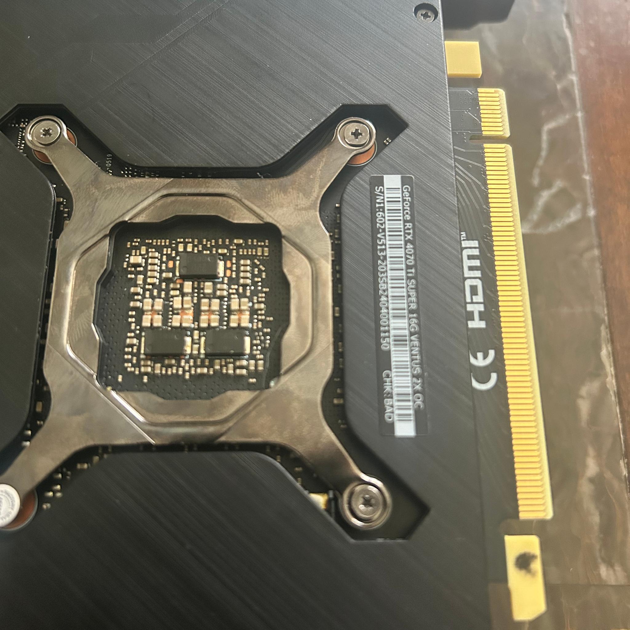 MSI GeForce RTX 4070 Ti SUPER 16G VENTUS 2X OC