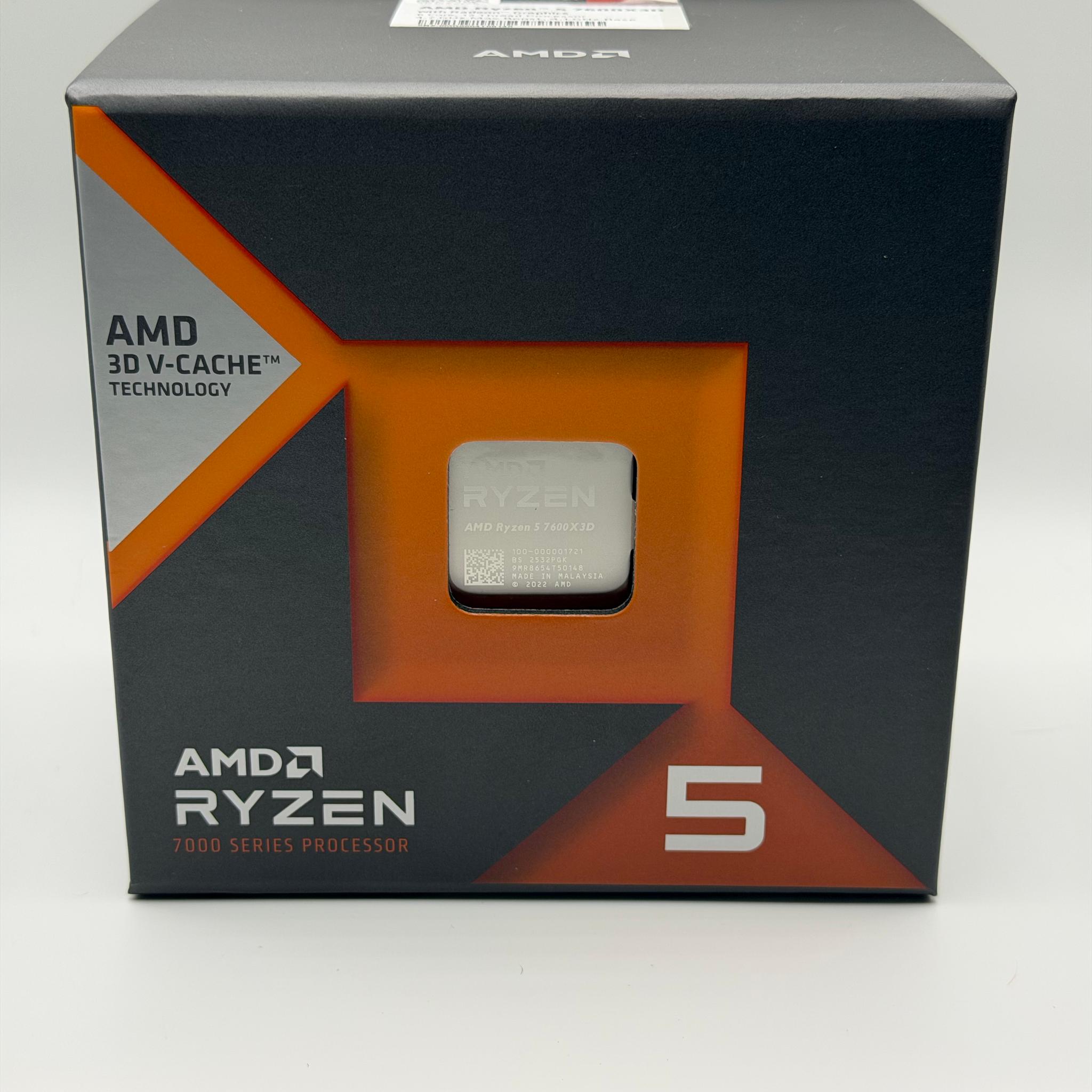 AMD Ryzen 5 7600X3D with Radeon Graphics 6 Core 12 Thread Zen 4