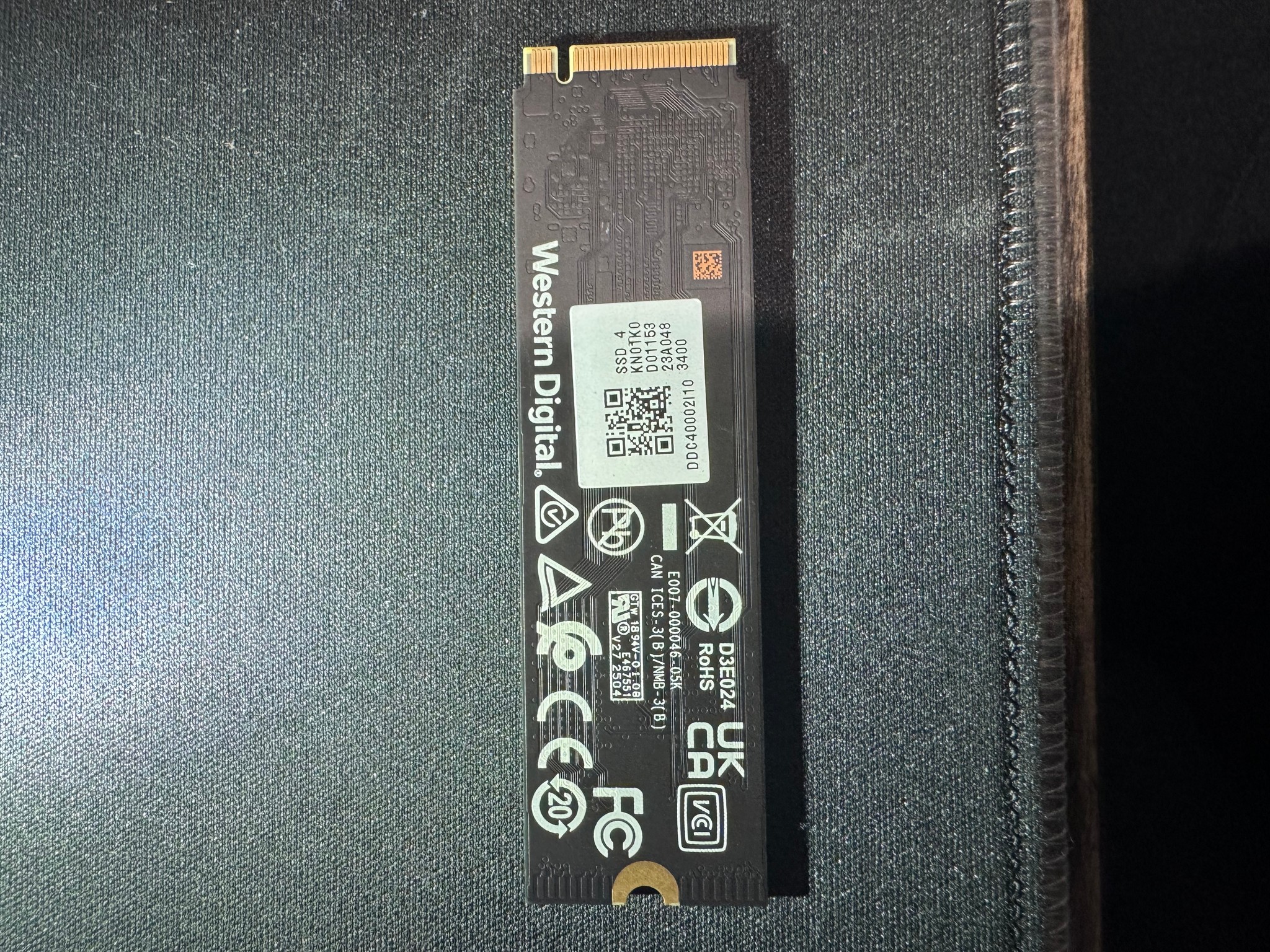 Western Digital WD PC SN5000S 1TB NVMe SSD
