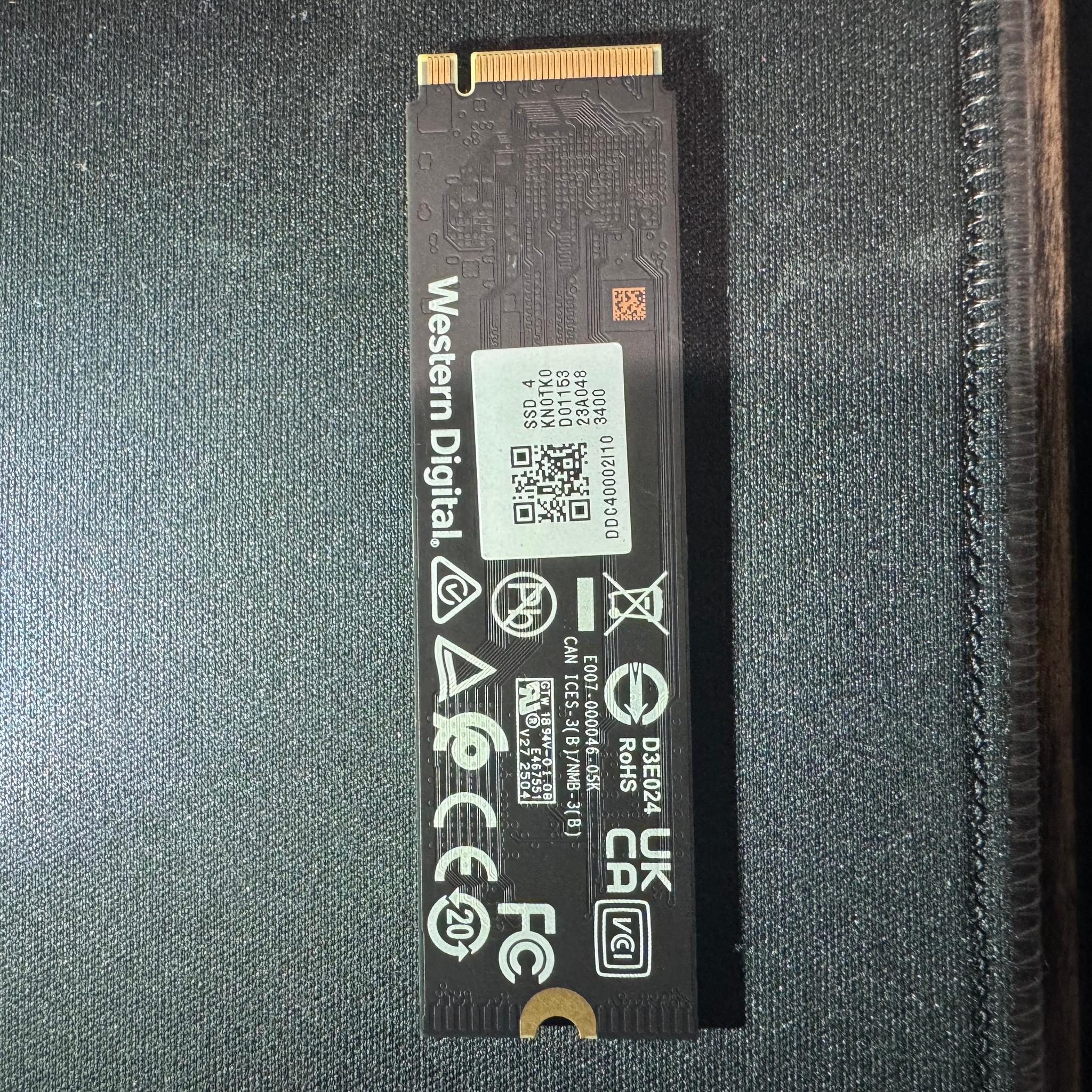 Western Digital WD PC SN5000S 1TB NVMe SSD