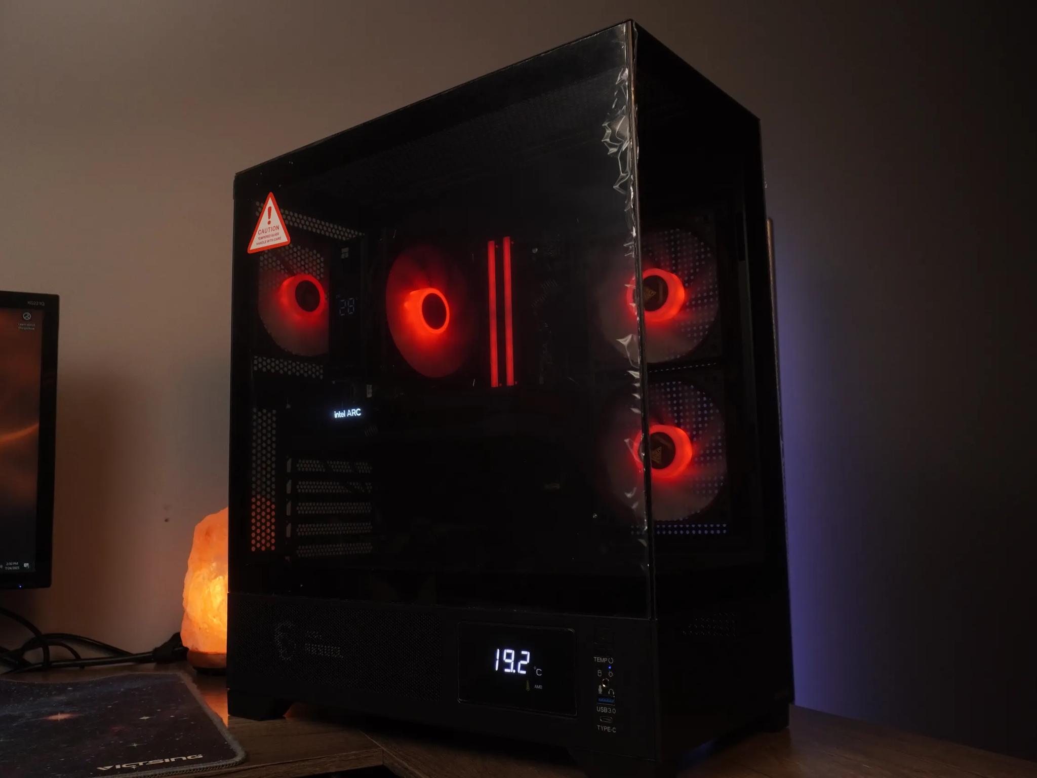 🖤STEALTH🖤 1440p/1080p GAMING MACHINE 💙 I5 12400f 💙 Intel Arc B580  | 32GB | 1TB | WIFI