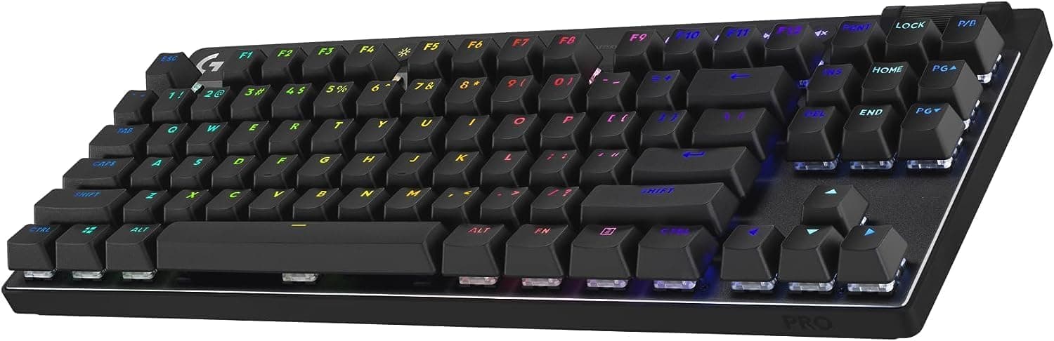 Logitech G Pro X TKL WIRELESS Gaming Keyboard & Superlight 2 WIRELESS Gaming Mouse (Both Black)