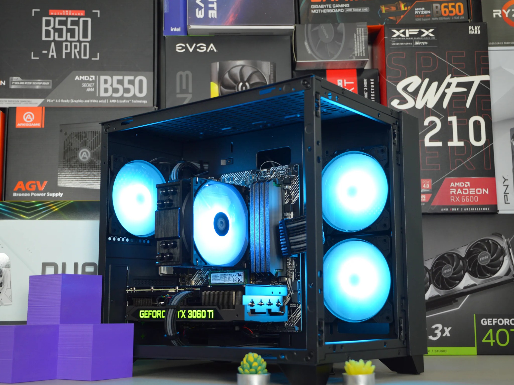 ⚗️⚗️| RTX 3060 Ti 8GB | RYZEN 5 5600 | 32GB DDR4 RAM | 1TB NVME SSD | Acid Vat |