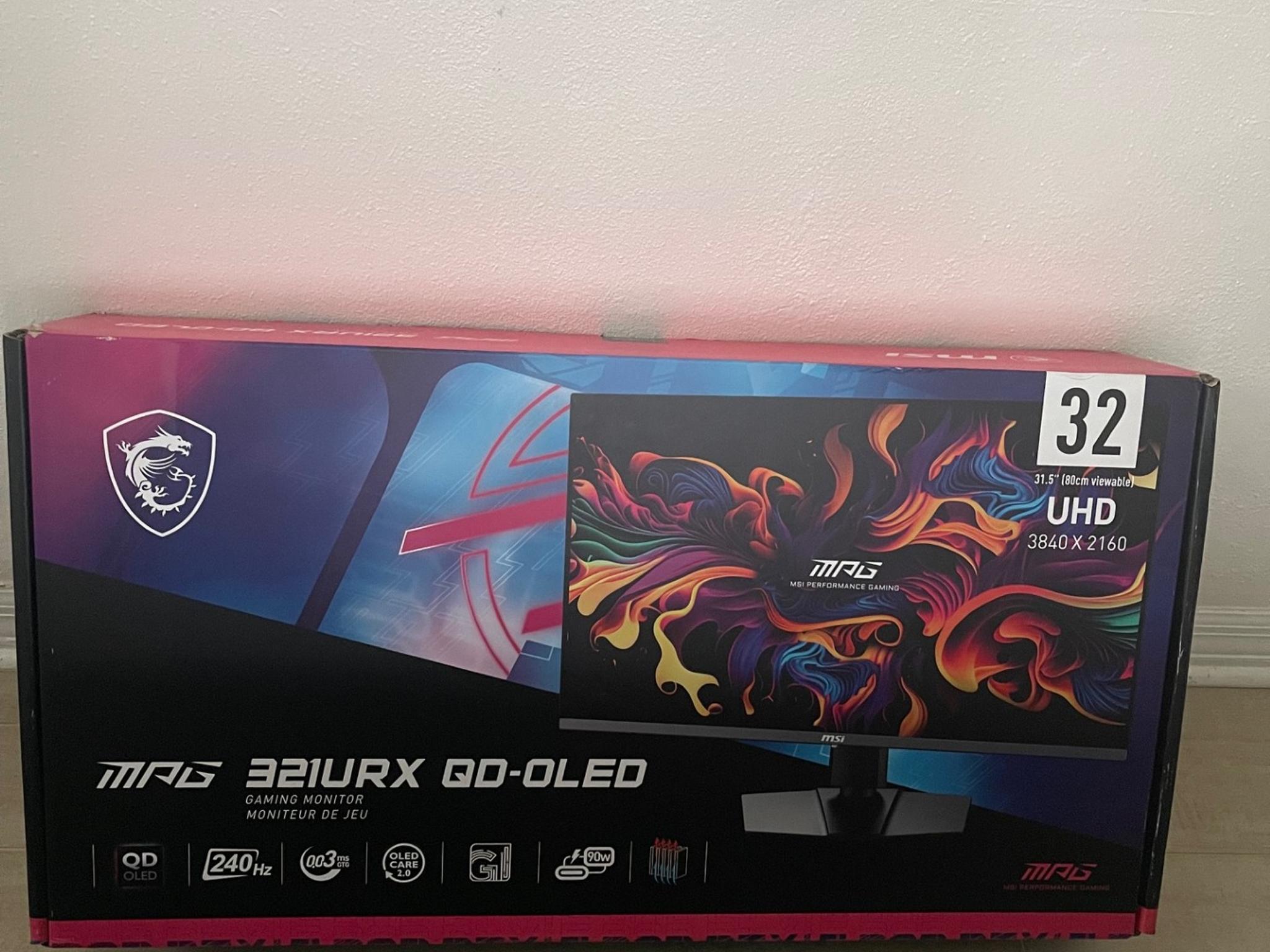 Like New MPG 321URX QD-OLED Gaming Monitor