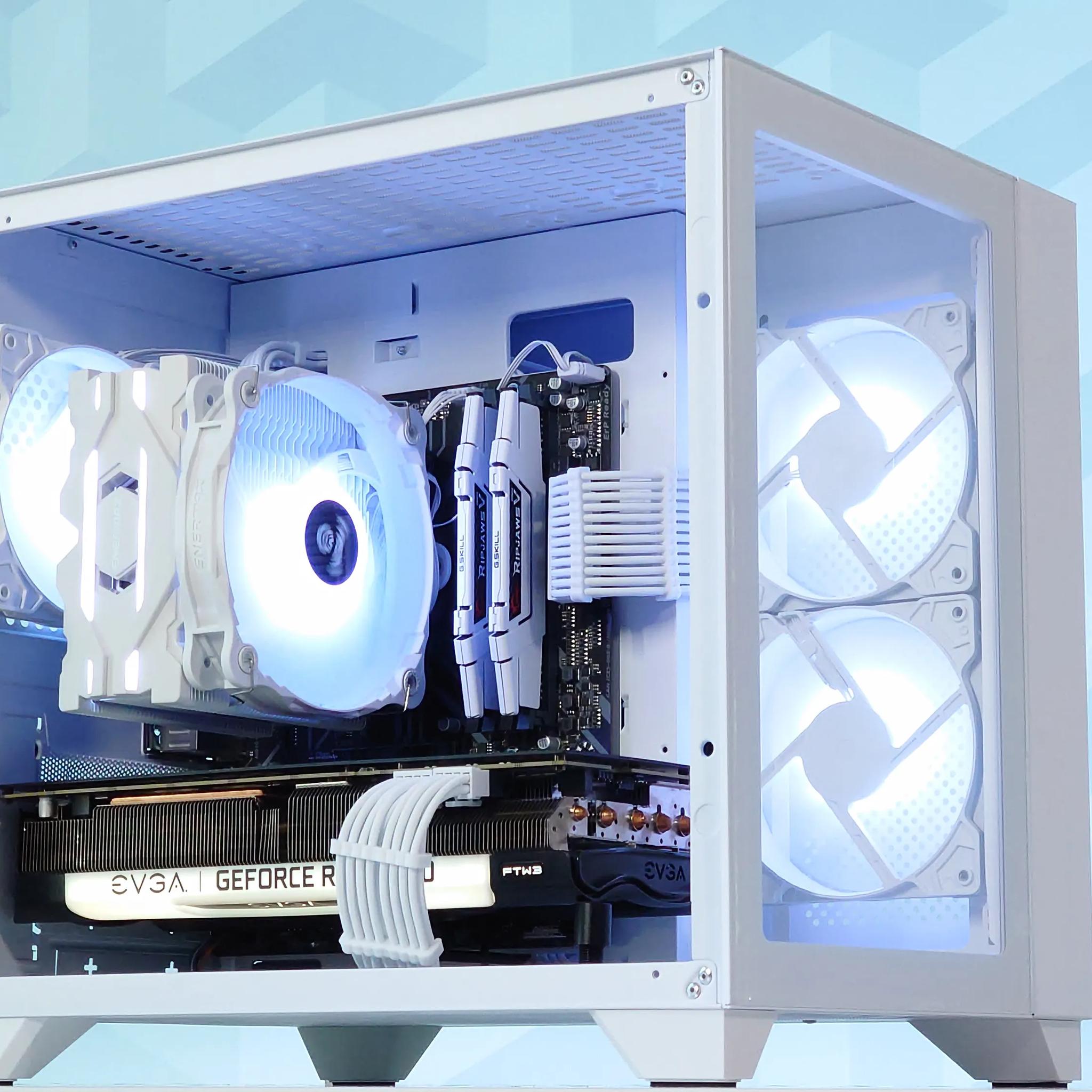 💚🤍Gaming PC❇️Nvidia RTX 3070 8GB❇️AMD Ryzen 5 5600 6-Core❇️32GB DDR4❇️1TB SSD