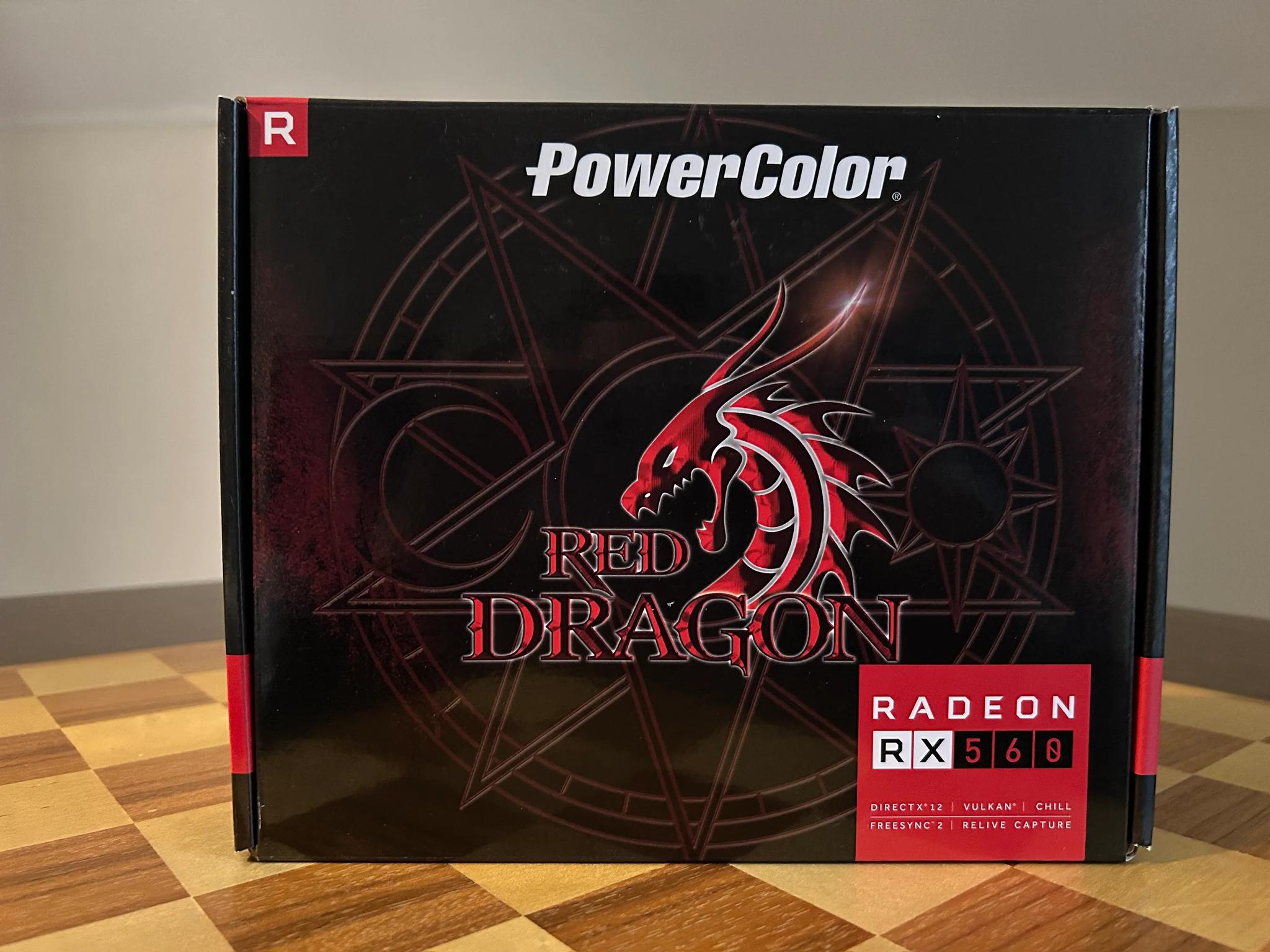 Powercolor Red Dragon RX560 Single Fan GPU