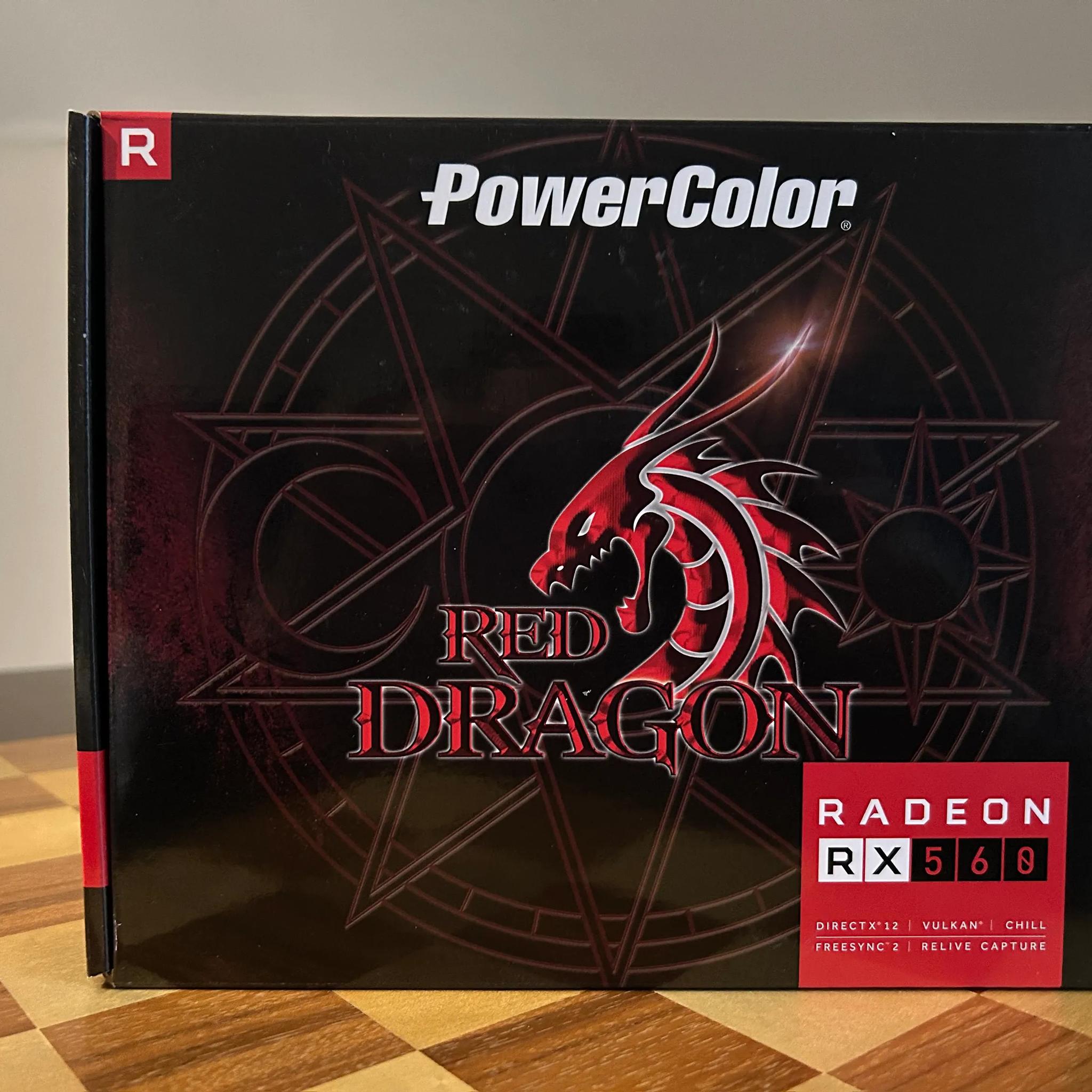 Powercolor Red Dragon RX560 Single Fan GPU