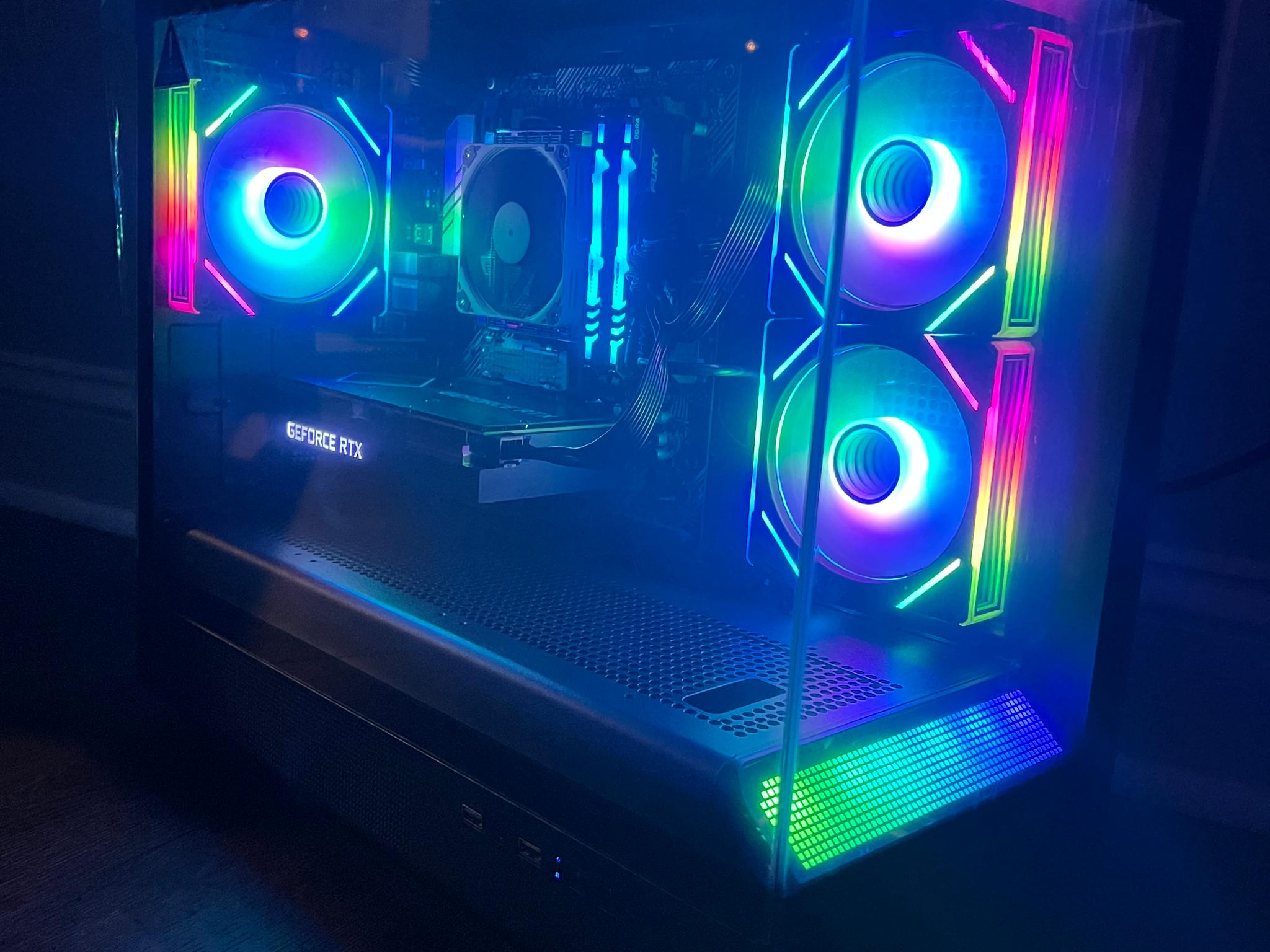High Performance Starter Gaming PC / Ryzen 7 5700G - RTX 3060 Ti 8GB