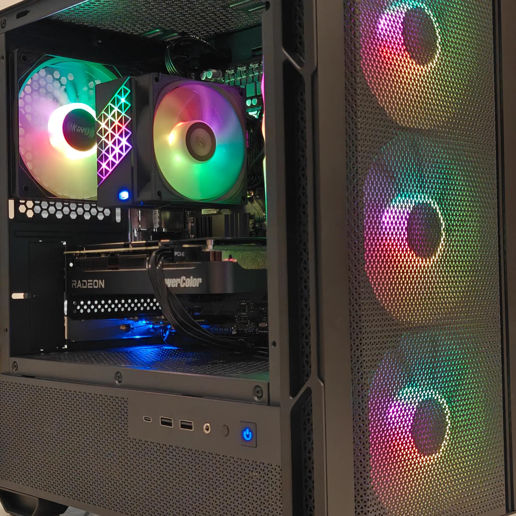 1440P - 1080P - AMD Radeon RX 9060XT 16GB - Intel Core i5 14600KF - 32 GB RAM - 1 TB SSD - Value PC