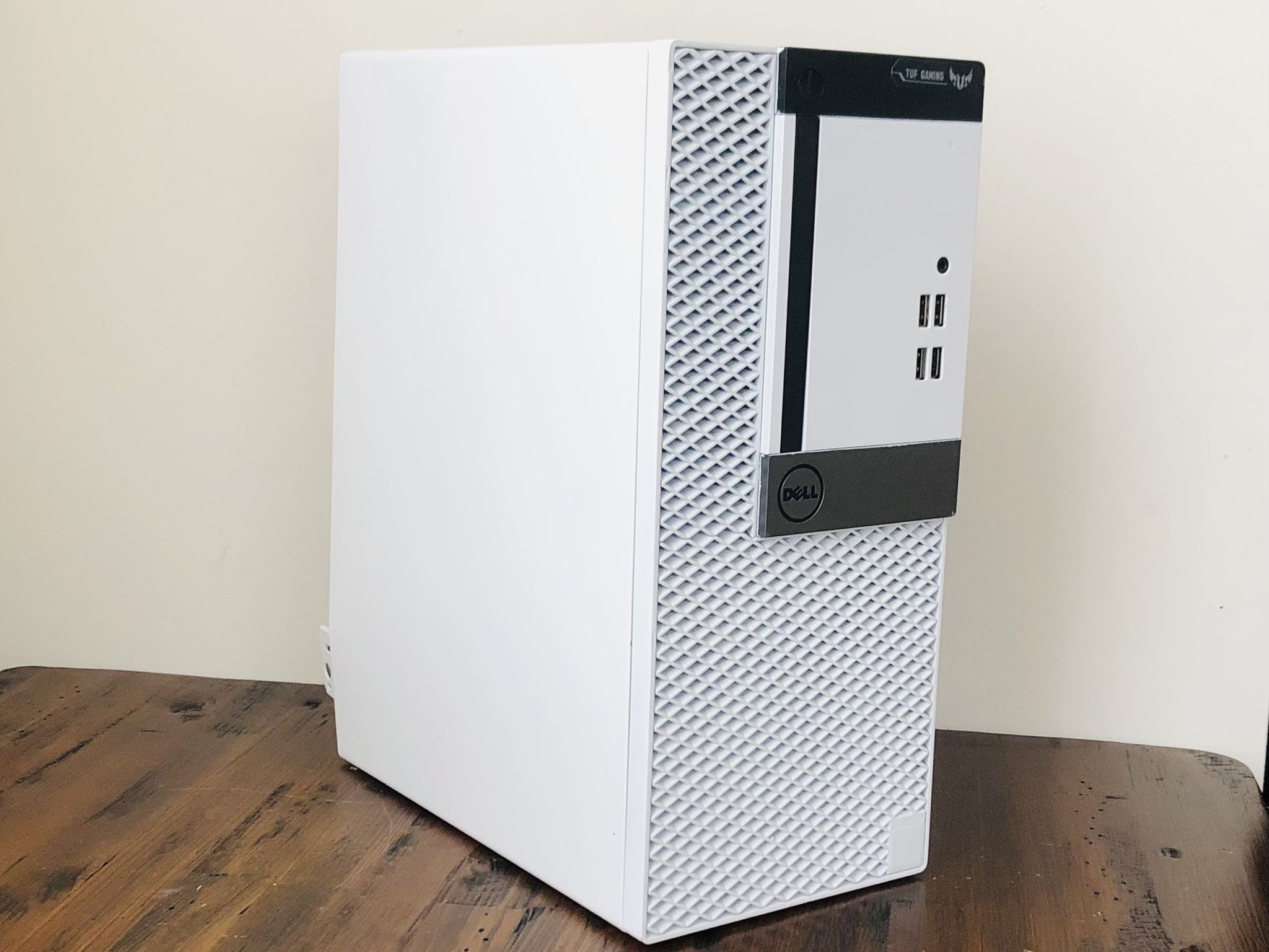 Custom White Gaming PC | Intel i5-6500 | RX 460 2GB | 8GB DDR3 | 120GB SSD 500GB HDD | Dell Optiplex