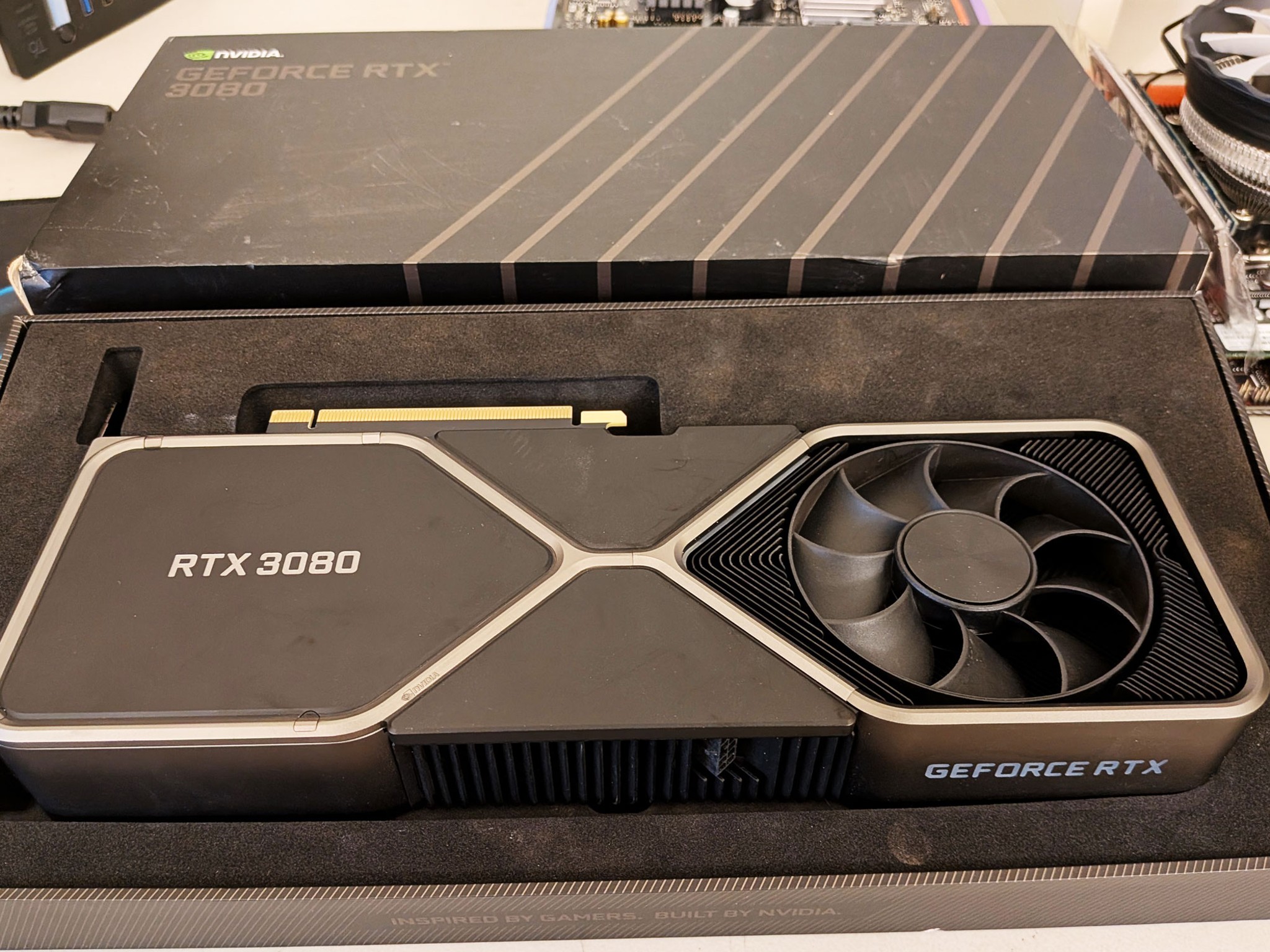 NVIDIA GeForce RTX 3080 Founders Edition 10GB GDDR6X – Tested & Working – Original Box
