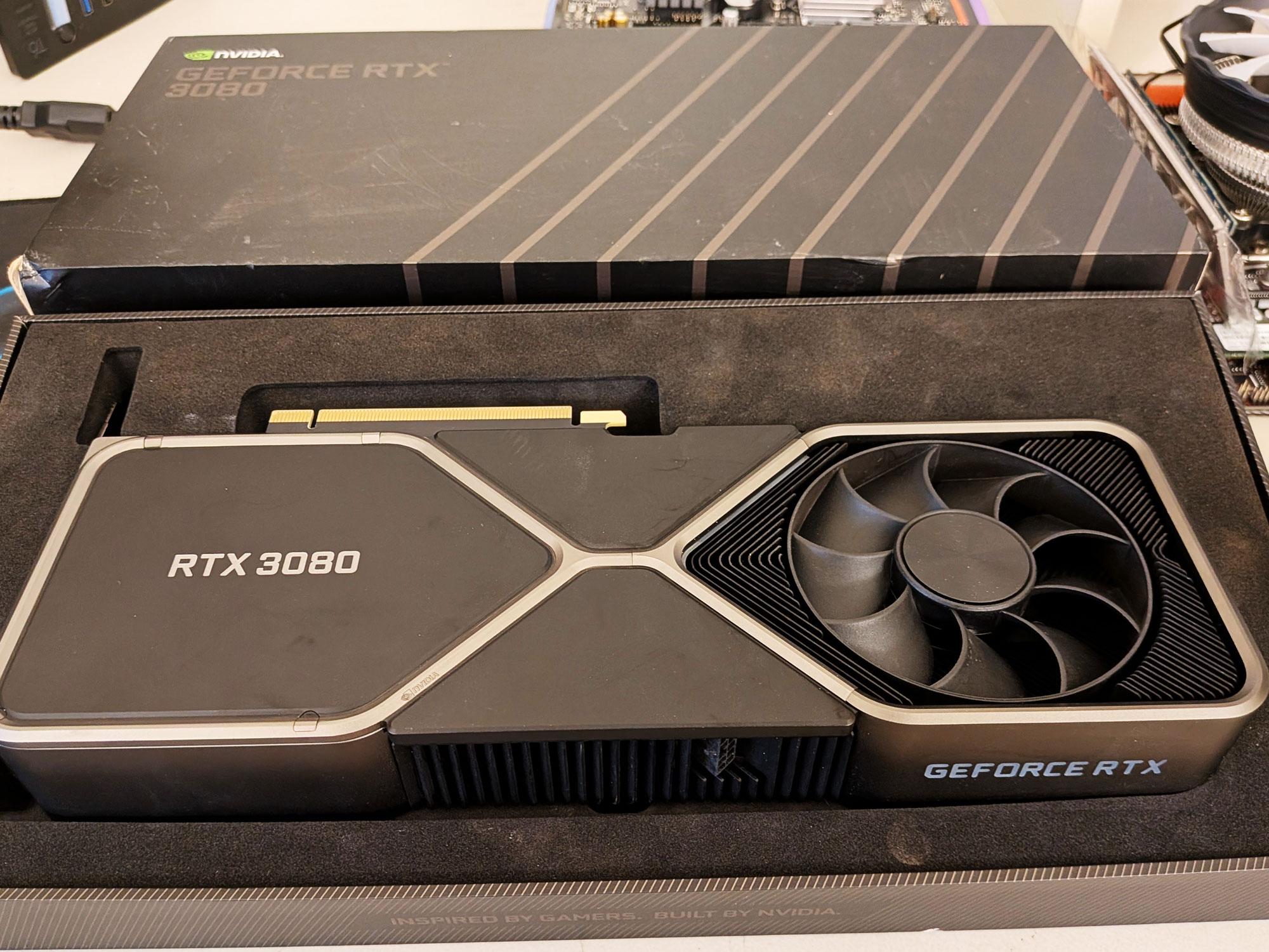 NVIDIA GeForce RTX 3080 Founders Edition 10GB GDDR6X – Tested & Working – Original Box