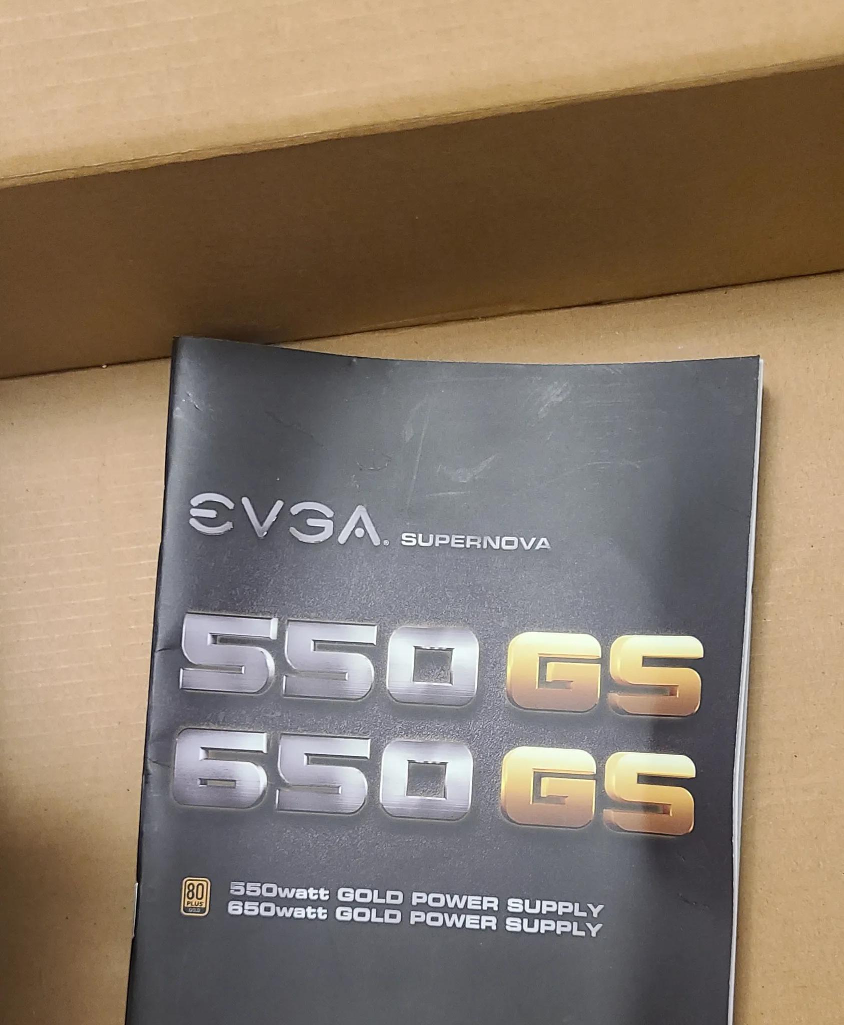 EVGA SuperNOVA 650 GS 650 W 80+ Gold Certified Fully Modular ATX Power Supply