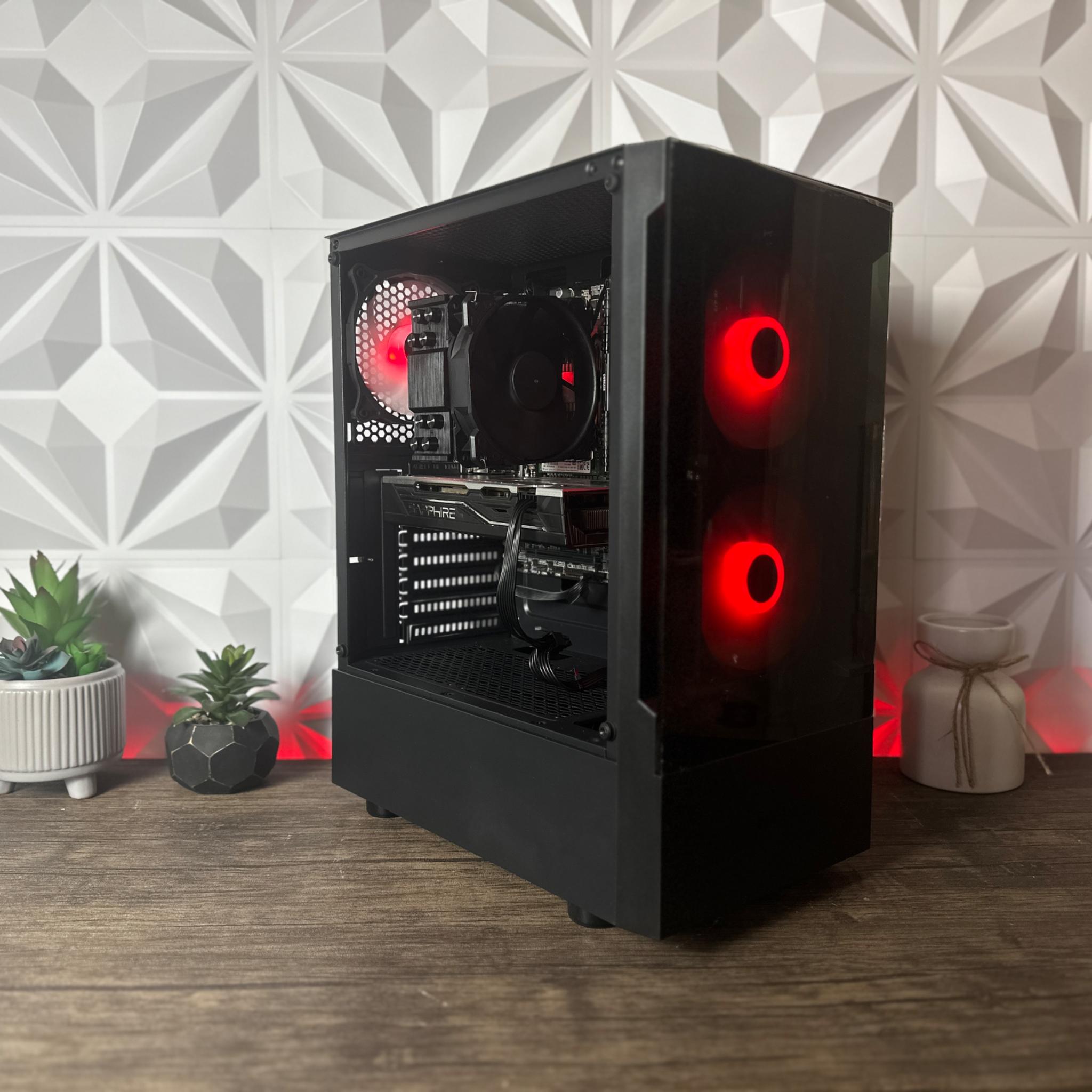 🤖GAMING PC🟣 | 1080P | i5 7600 | RX580 8GB | 16GB DDR4 | 512GB M.2 SSD | FULL ARGB! |