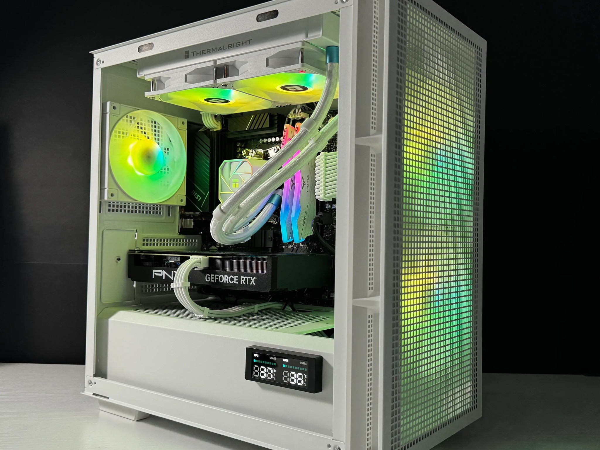 ⚫️SKY⚪️ Gaming PC | AMD Ryzen 5 7600x | 32GB DDR5 | RTX 4070 | 1TB m.2 SSD | Win10 PRO | Wi-Fi