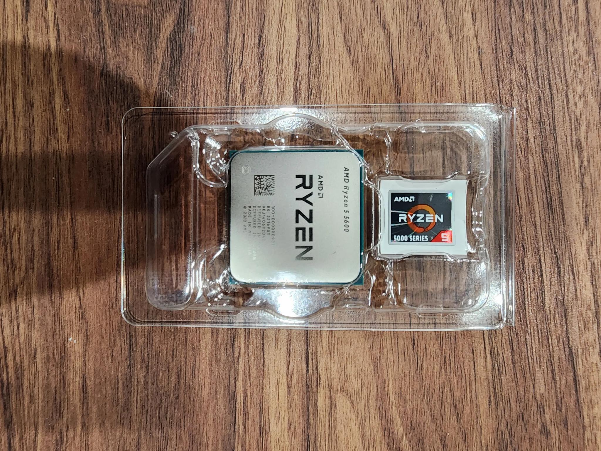 AMD Ryzen 5600 (NEVER USED)