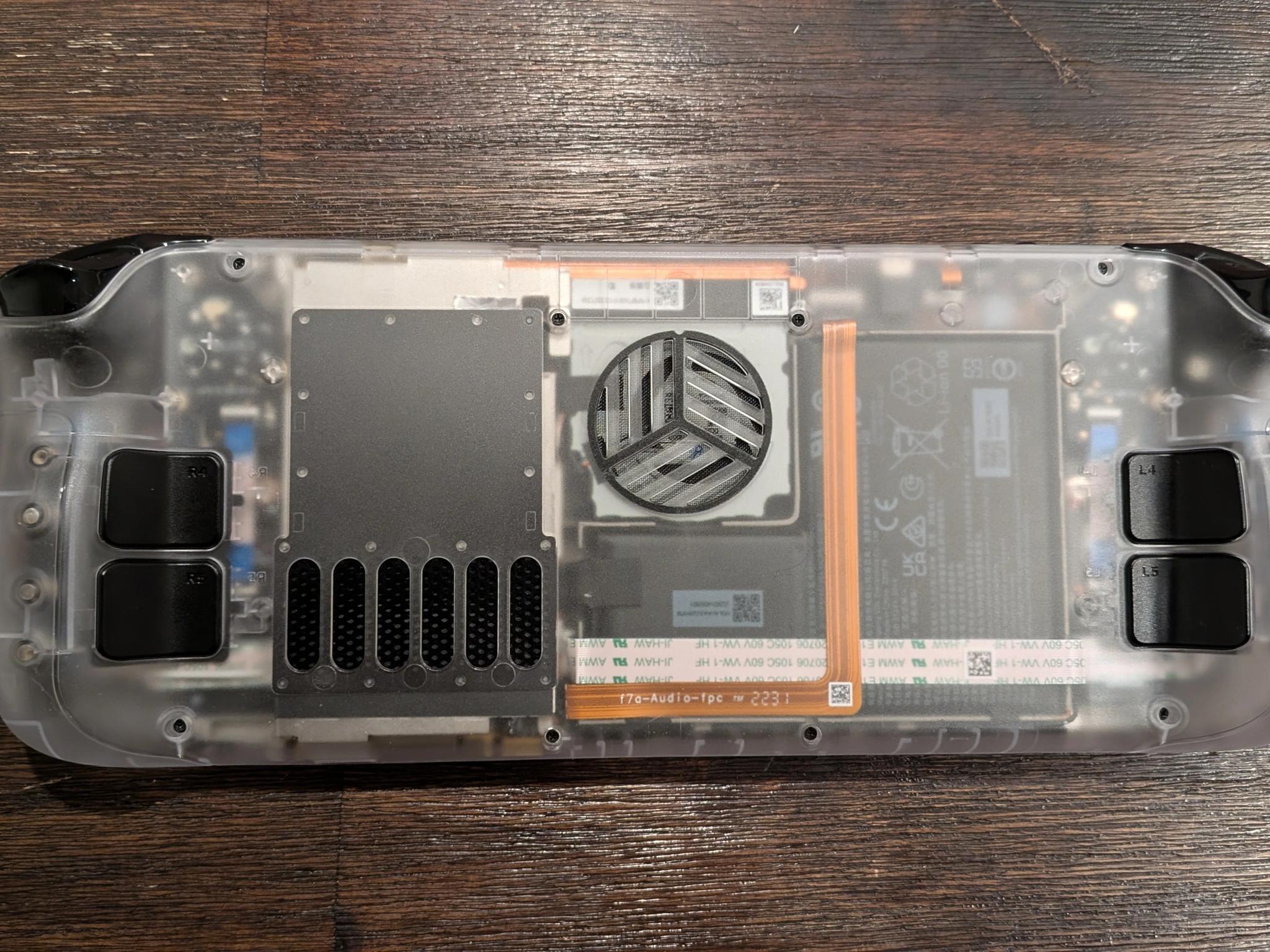 Modified Steam Deck! 512GB SSD | Hall Effect Joysticks | Clear Shell Case | Travel Case & Cooler