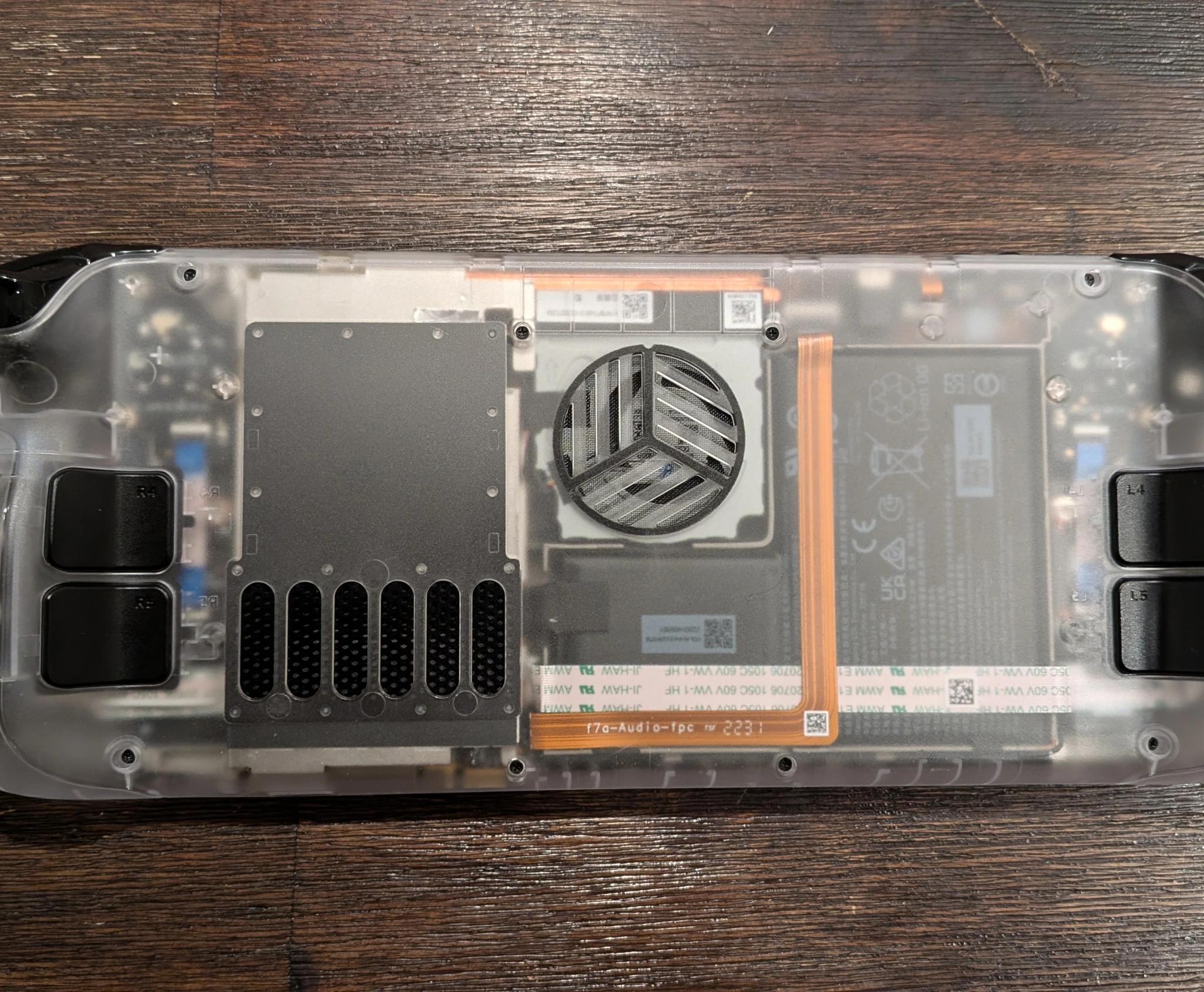 Modified Steam Deck! 512GB SSD | Hall Effect Joysticks | Clear Shell Case | Travel Case & Cooler