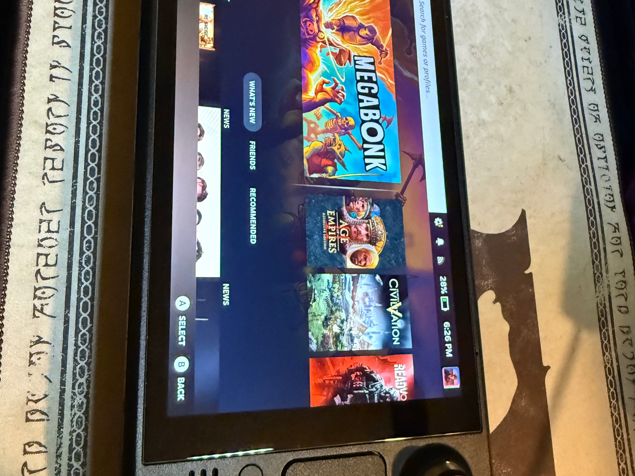 Steam deck