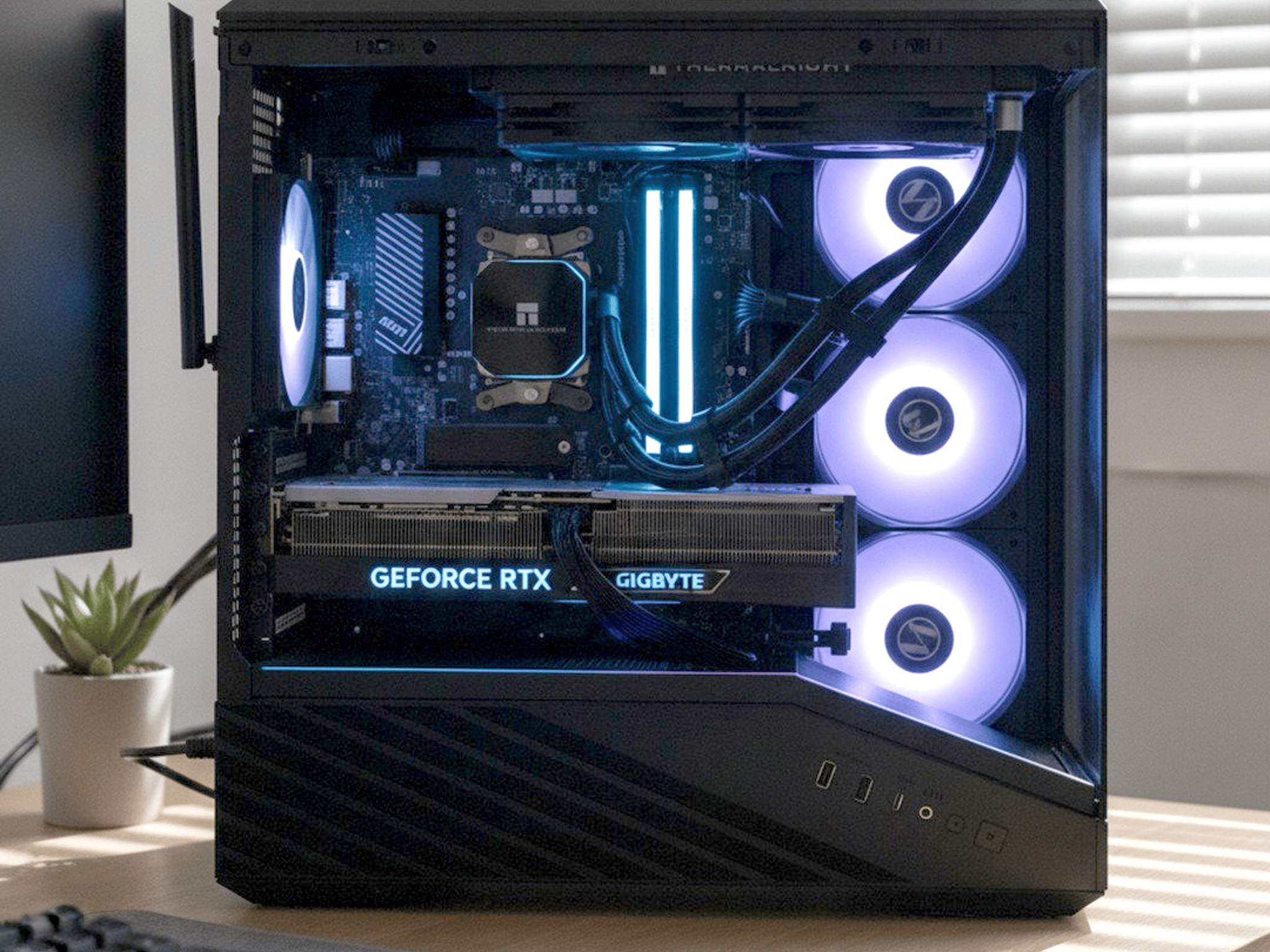 Super Smooth RTX 4070 Ti Gaming PC — Ryzen 5 7600X | 32GB DDR5 | 240mm AIO | Lian Li V100R Mini
