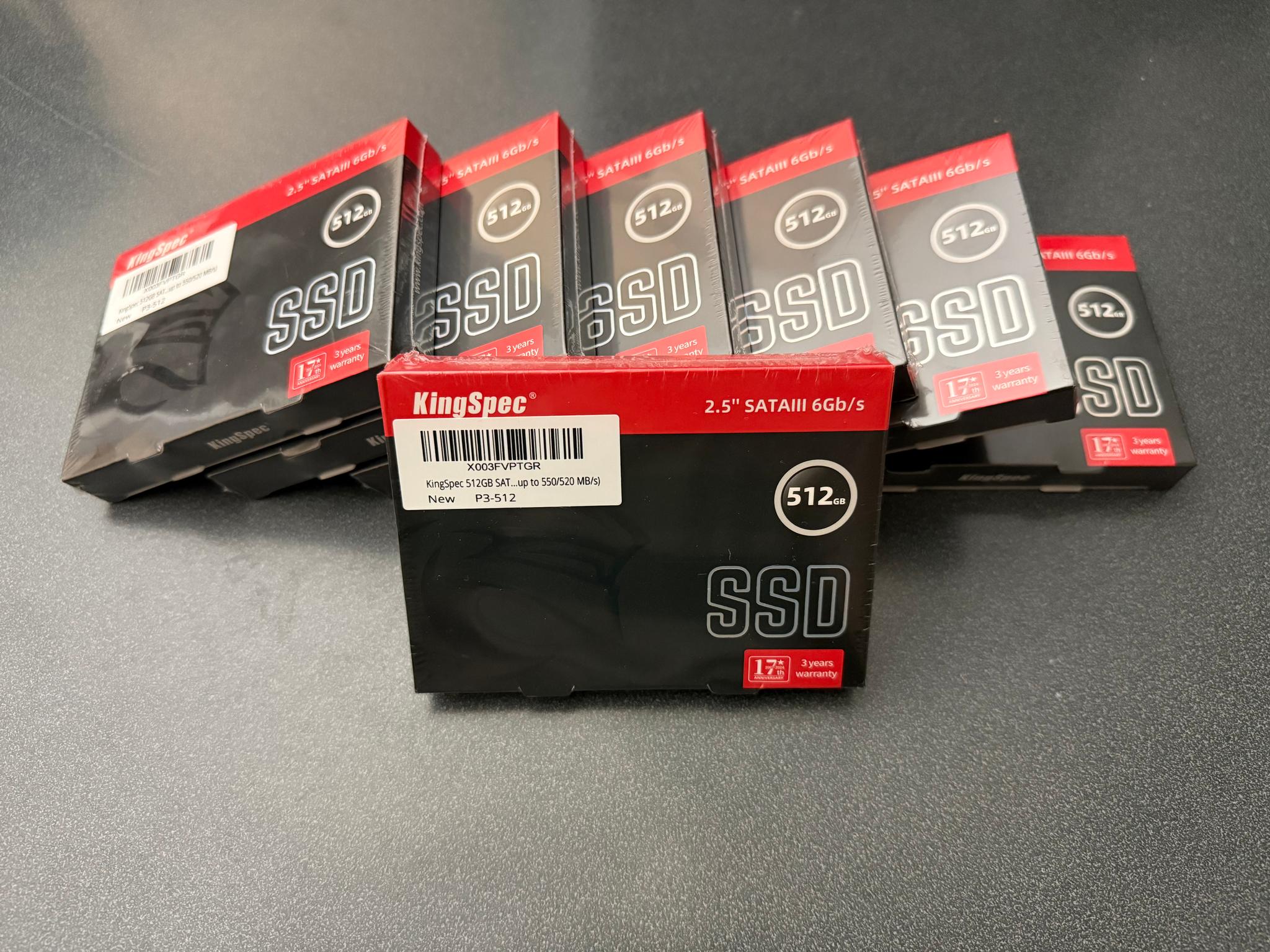 NEW SEALED 512GB SSD KingSpec P3