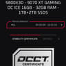 Gigabyte Radeon RX 9070 XT OC Custom Gaming PC - Ryzen 7 5800X3D, 32GB RAM, 3TB SSD Storage