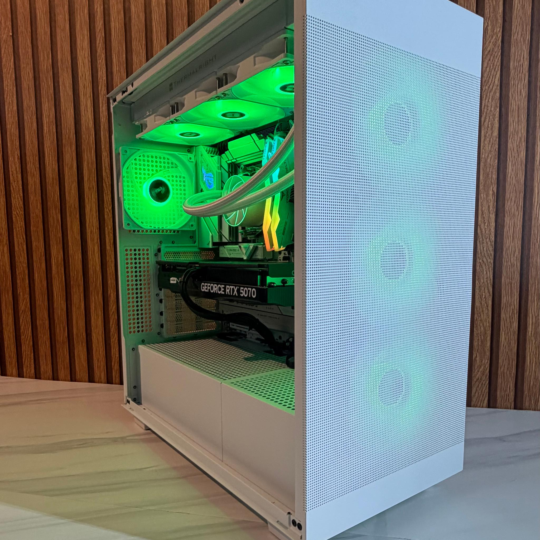 RTX 5070 | RYZEN 5 7600x | 16GB DDR5 | 750W PSU | 1TB NVME | 360MM AIO