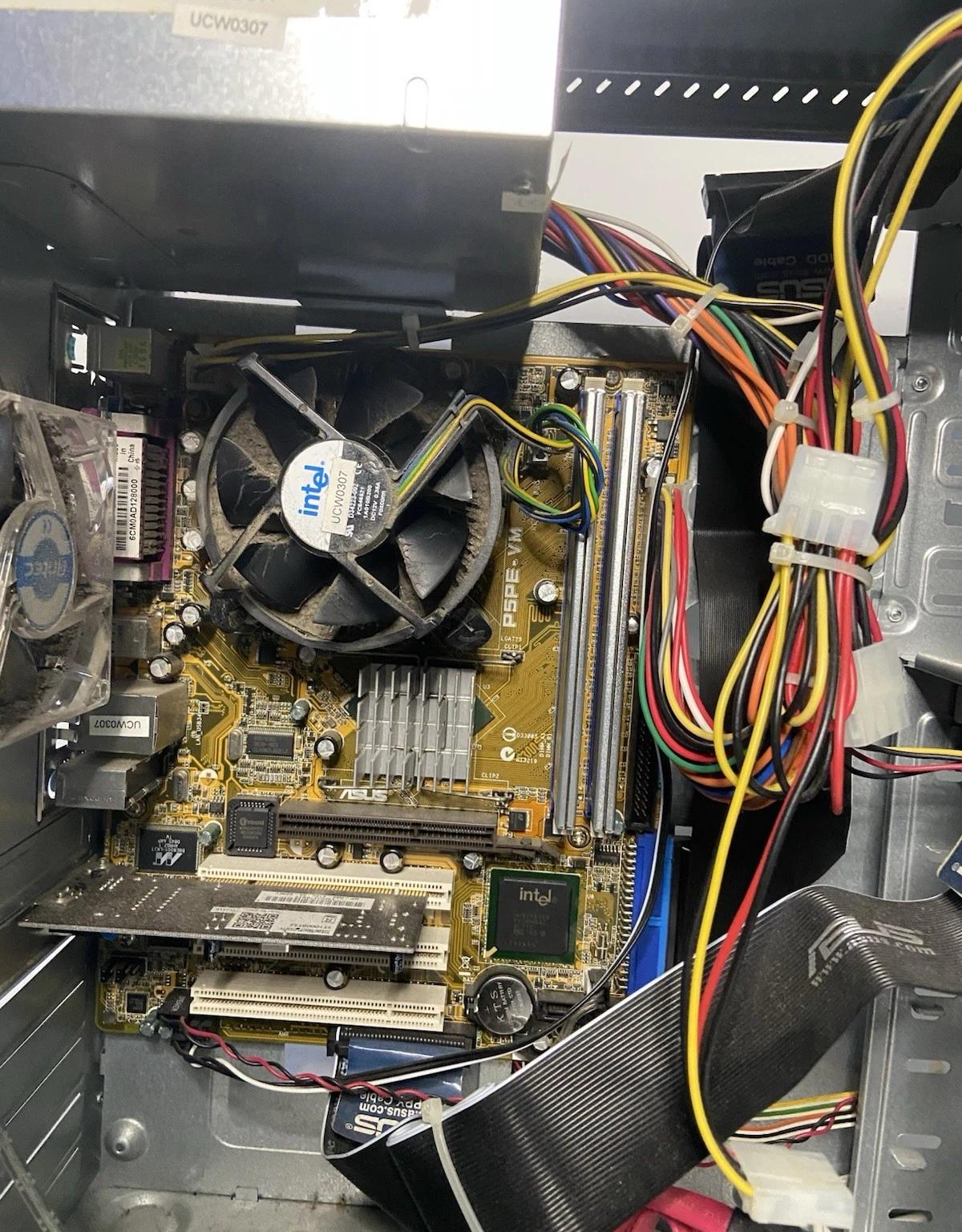 P5PE-VM Celeron D 3.06 GHz 2GB RAM ATX Retro Gaming PC w/USB CDROM NO HDD