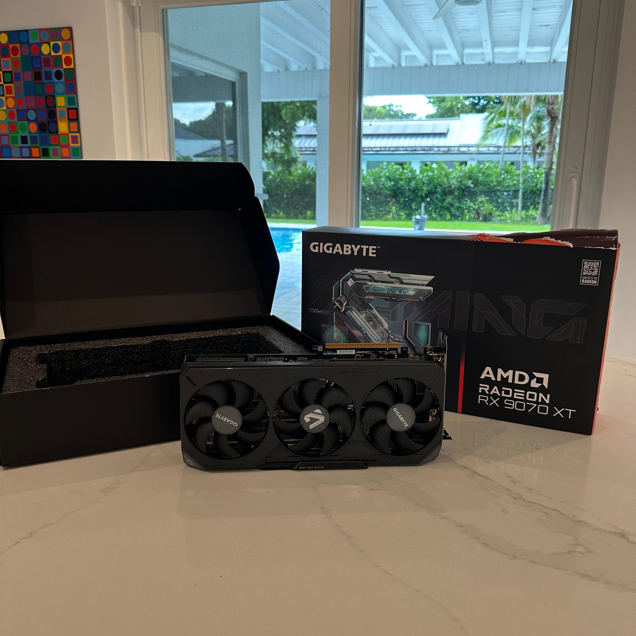 GIGABYTE Radeon RX 9070 XT Gaming OC 16GB GDDR6 Graphics Card