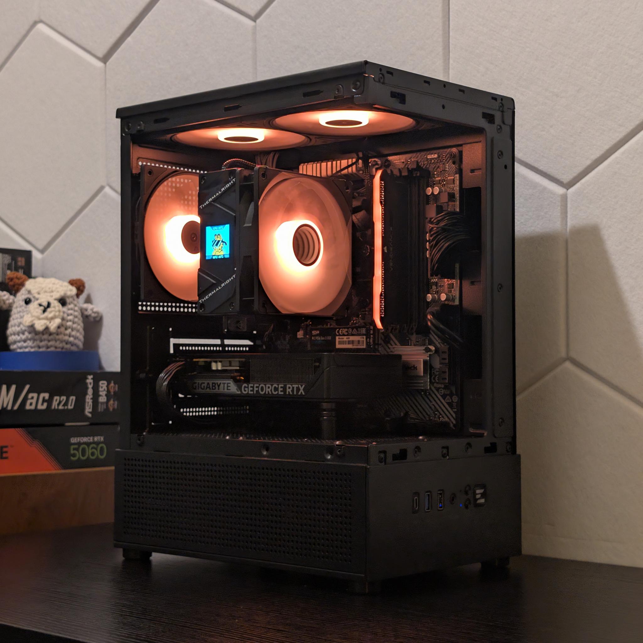 🐈‍⬛🔥1440p Gaming Beast | RTX 5060 | Ryzen 5500 | 1TB SSD | 16GB RAM | WiFi & Bluetooth🔥🐈‍⬛